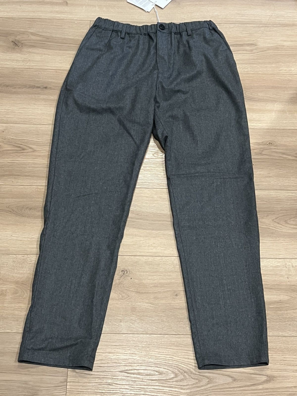 A Kind Of Guise BNWT Elasticated Wide Trousers (US30) - chia melange flannel Size US 30 / EU 46 - 1 Thumbnail