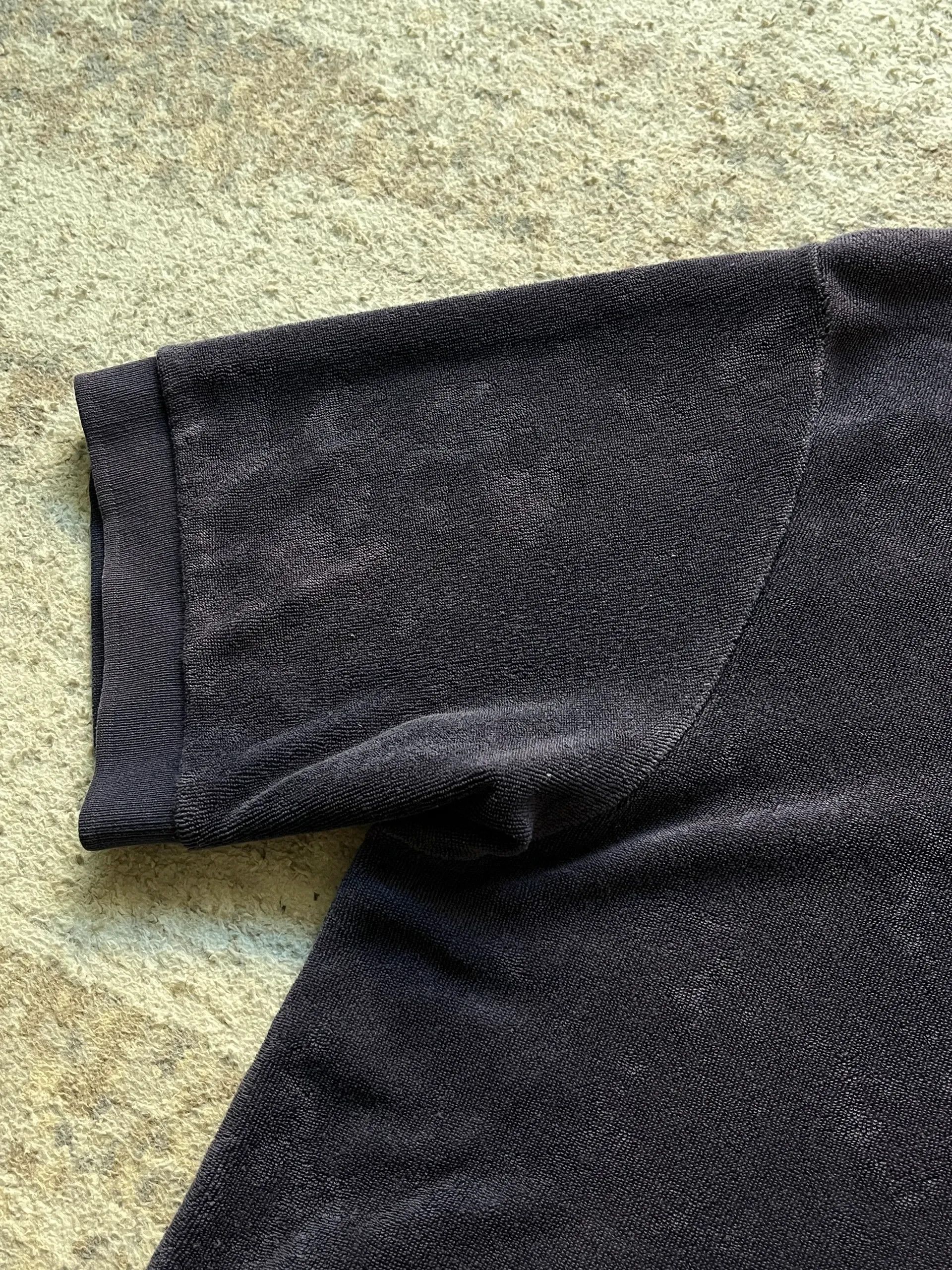 Polo Ralph Lauren Polo Ralph Lauren Navy Small Pony Towel Polo Shirt Sz L Size US L / EU 52-54 / 3 - 7 Thumbnail