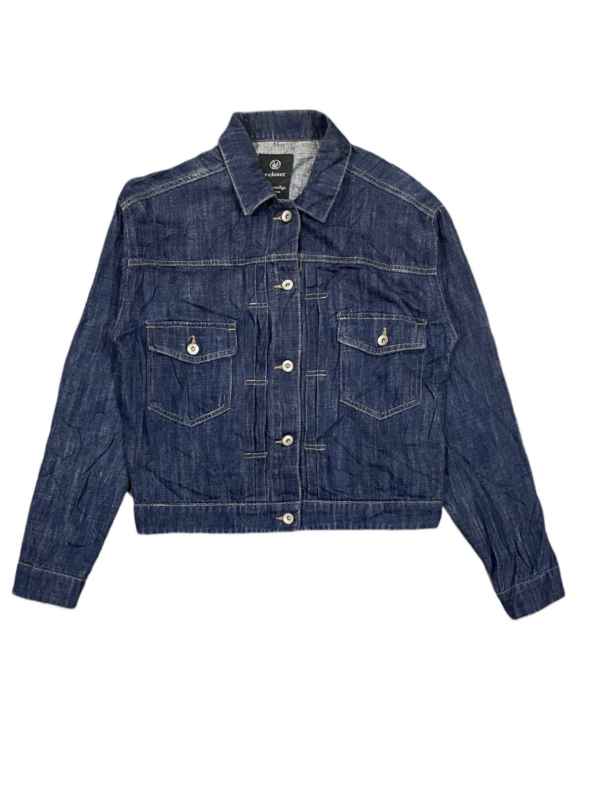 Japanese Brand W Closet Japan Type 2 1950s Inspired Denim Jacket Size US M / EU 48-50 / 2 - 2 Thumbnail