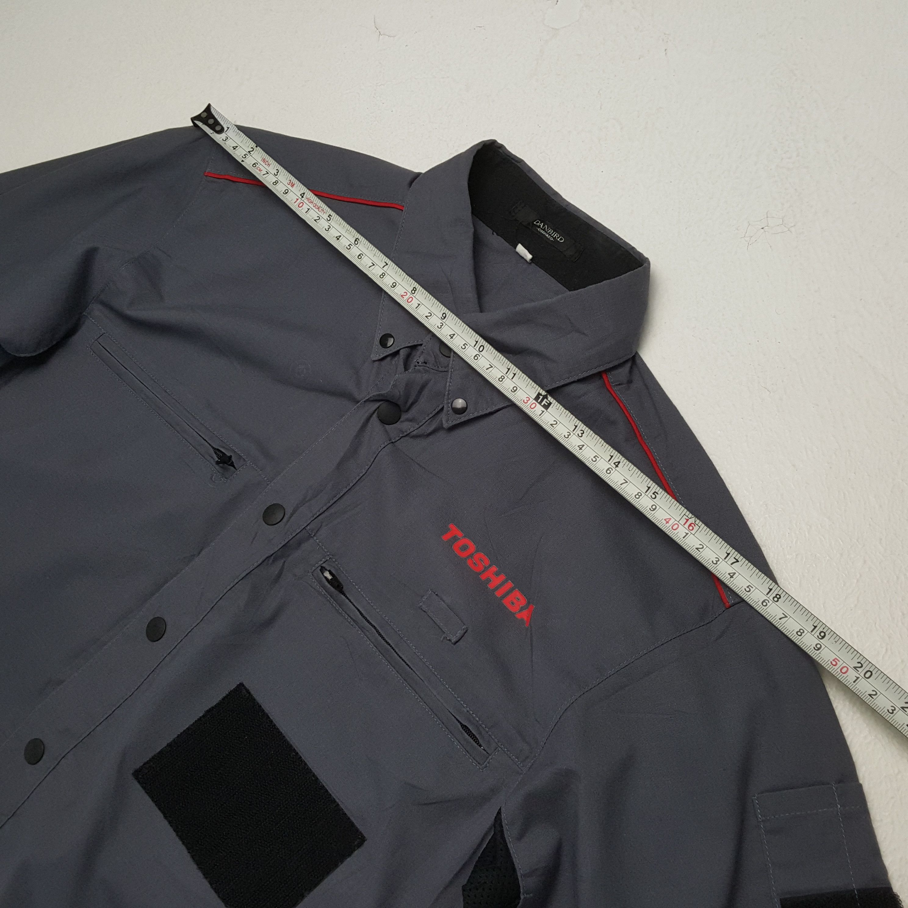 Japanese Brand × Vintage TOSHIBA Japanese Electronic Brand Workwear Shirt Size US M / EU 48-50 / 2 - 4 Thumbnail