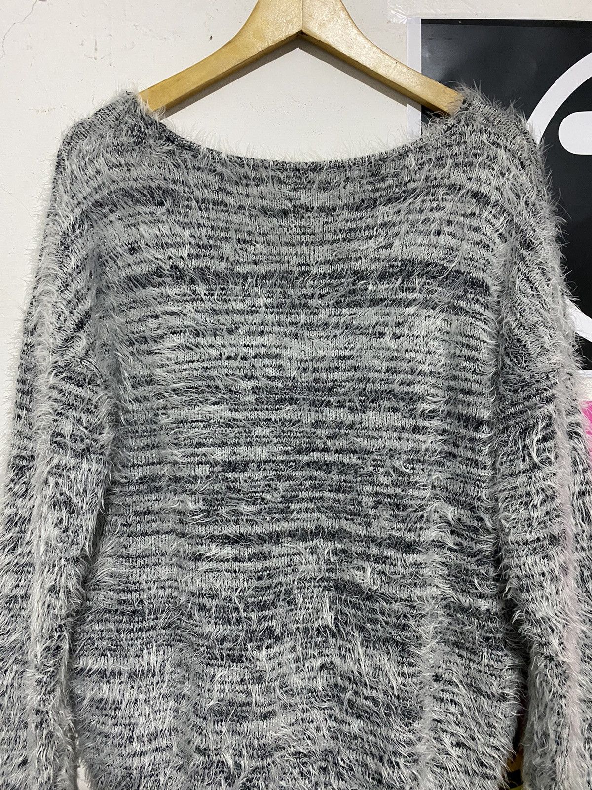 Hysteric Glamour × If Six Was Nine × Japanese Brand Japanese Fluzzy Mohair Knitted Ifsixwasnine Lgb Styled Size US L / EU 52-54 / 3 - 4 Thumbnail