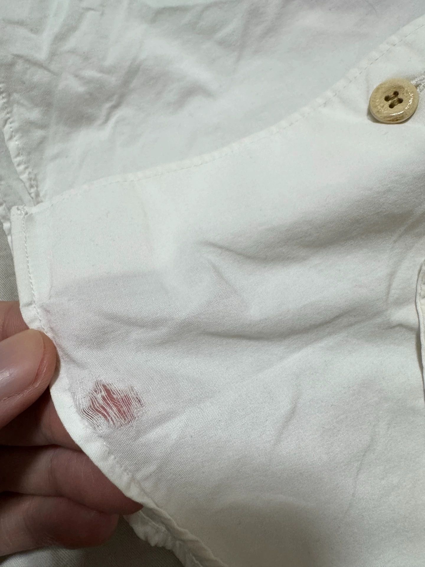 Visvim visvim ict 14SS Heart Vintage Patchwork White S Shirt Size US S / EU 44-46 / 1 - 9 Thumbnail