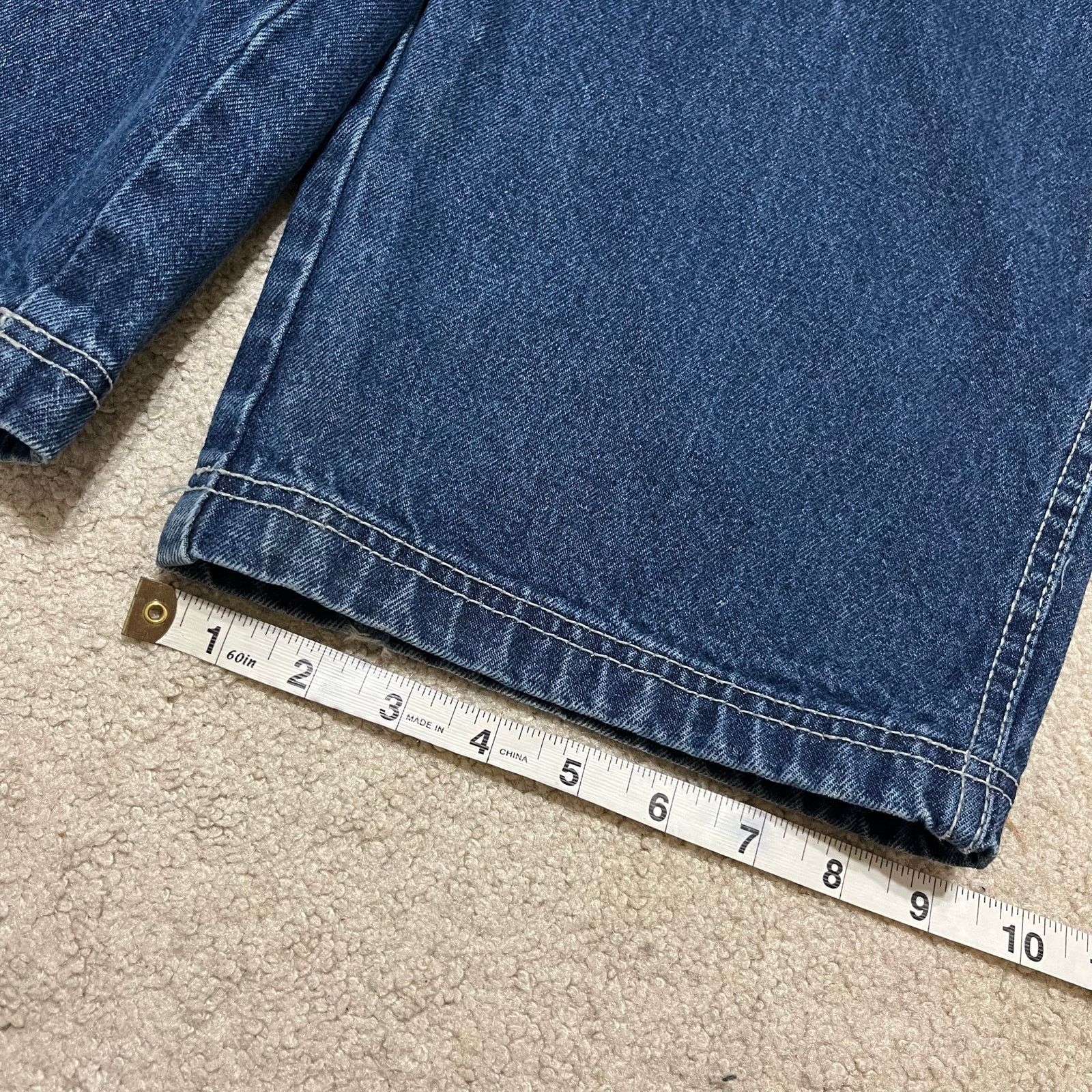 Fubu Fubu Collection Y2K Baggy Skater Wide Leg Blue Jeans 36Wx31L Size US 36 / EU 52 - 7 Thumbnail