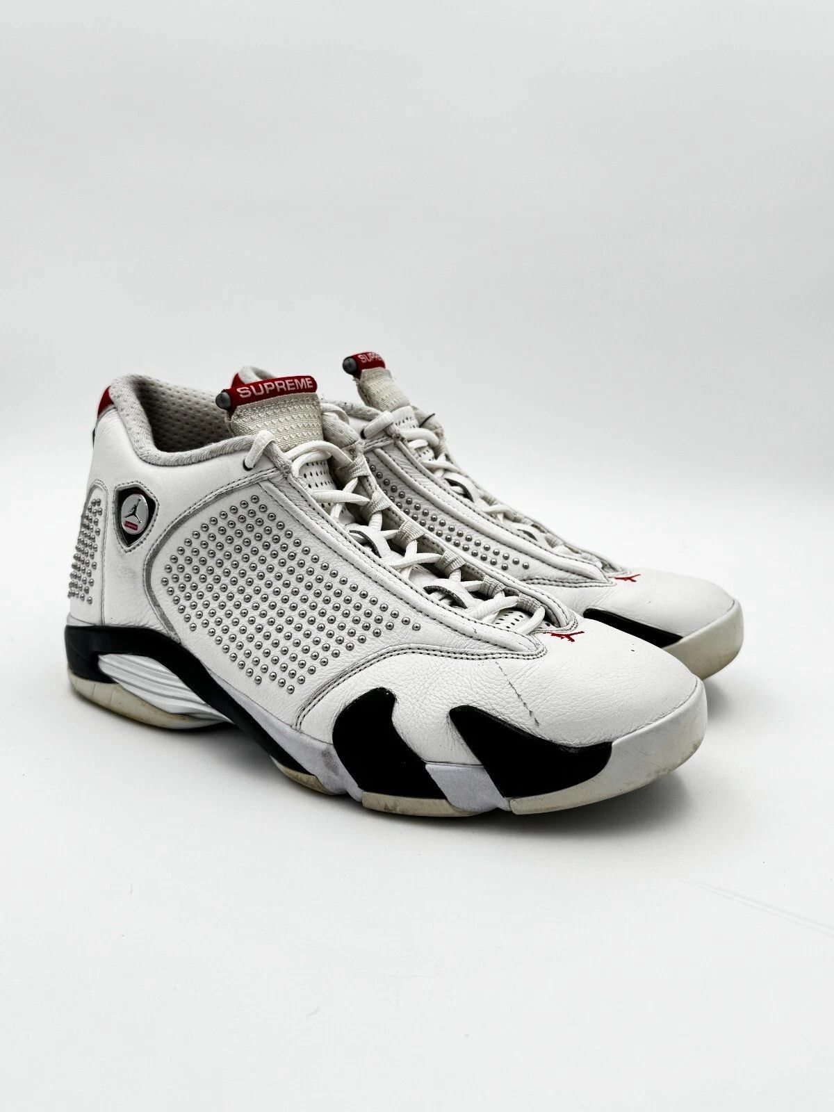 Supreme Jordan 14 OG Studded White