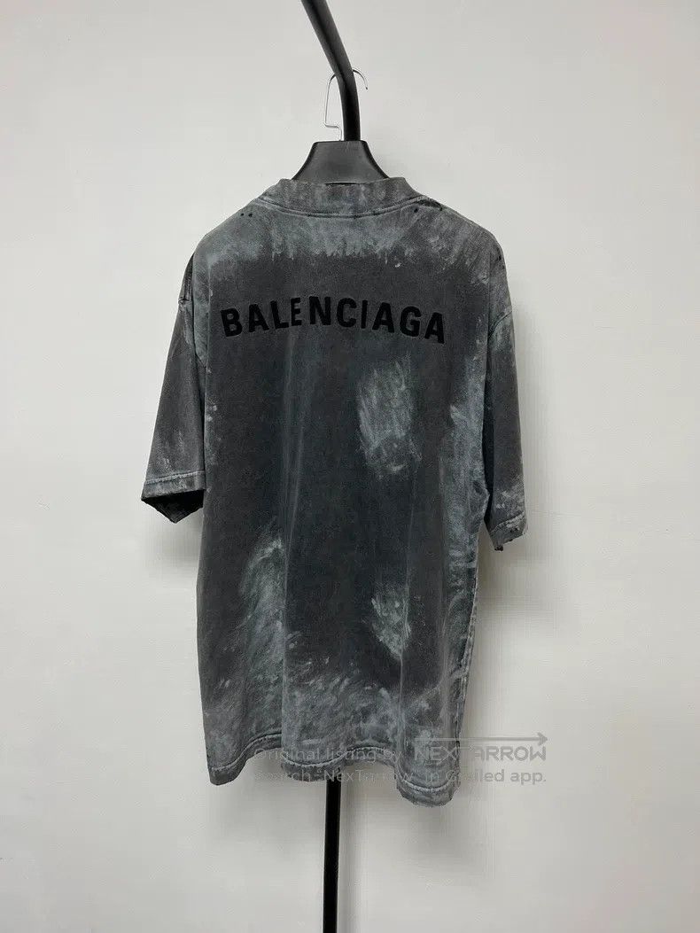 Balenciaga Balenciaga Letter logo embroidered round neck short-sleeve Size US M / EU 48-50 / 2 - 2 Thumbnail