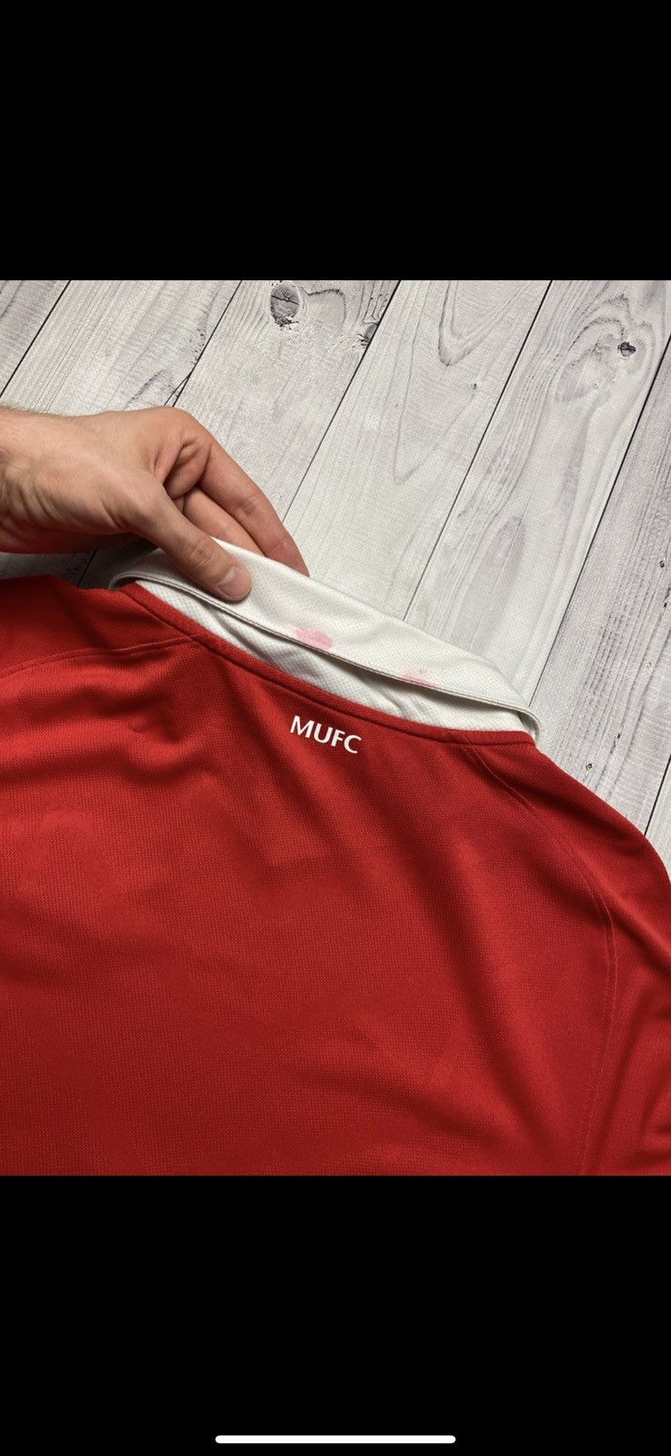 Nike Vintage Nike Manchester United soccer jersey size L Size US L / EU 52-54 / 3 - 6 Thumbnail