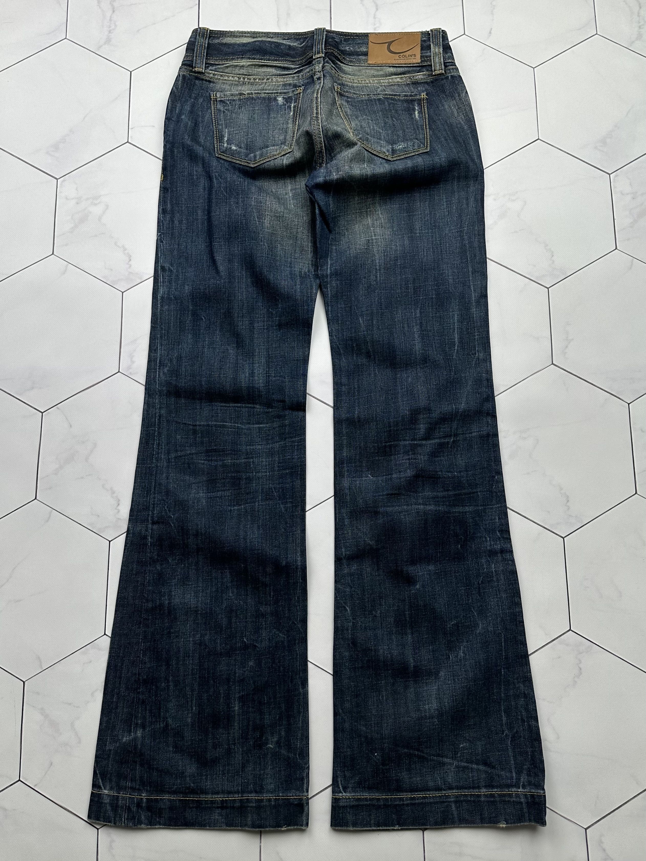 Vintage Vintage Faded Flare Jeans E2 Size 28" / US 6 / IT 42 - 5 Thumbnail