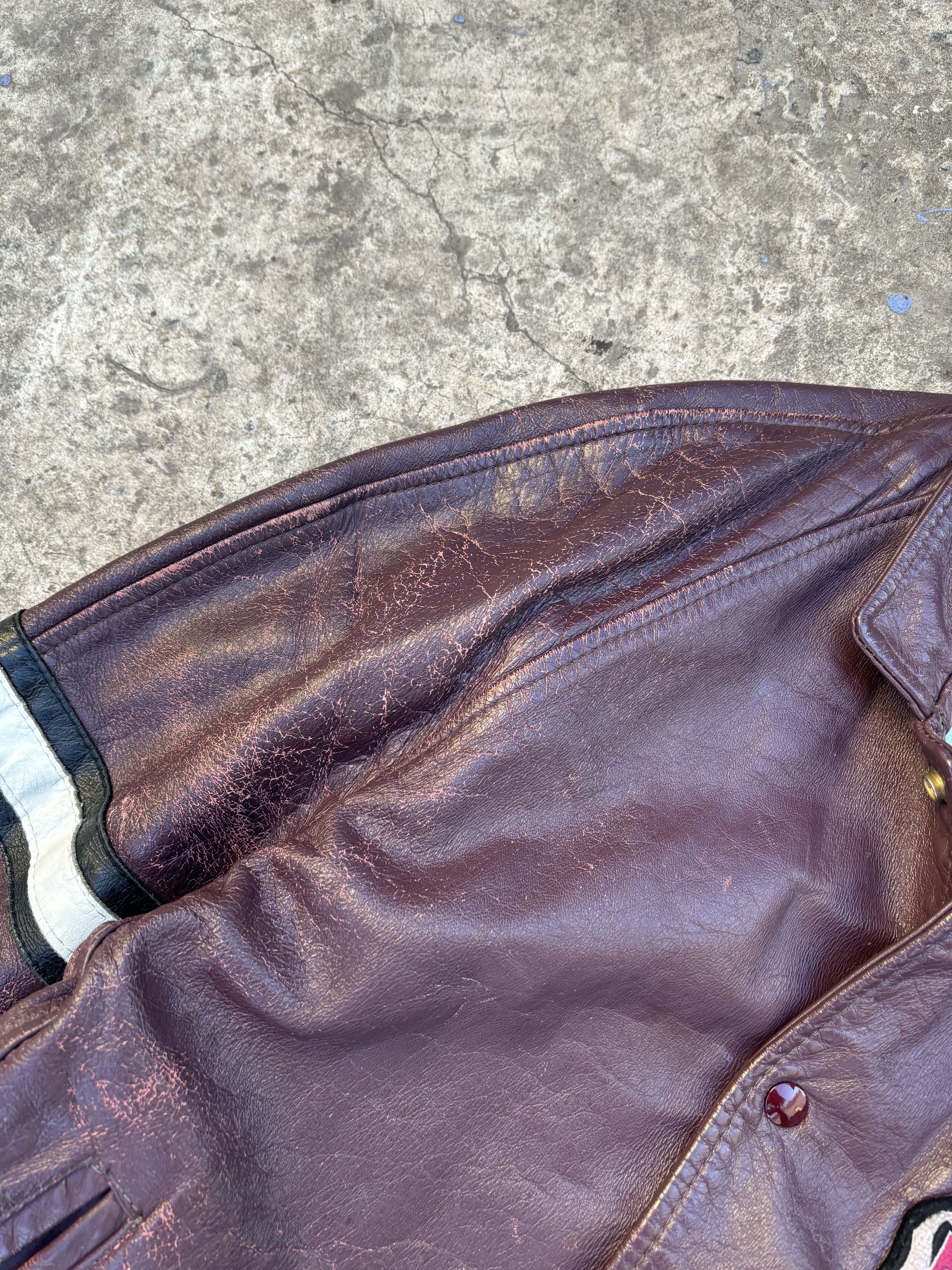 Other Vintage 70s Avon Sportswear Trinity Hockey Leather Jacket Size US L / EU 52-54 / 3 - 14 Thumbnail