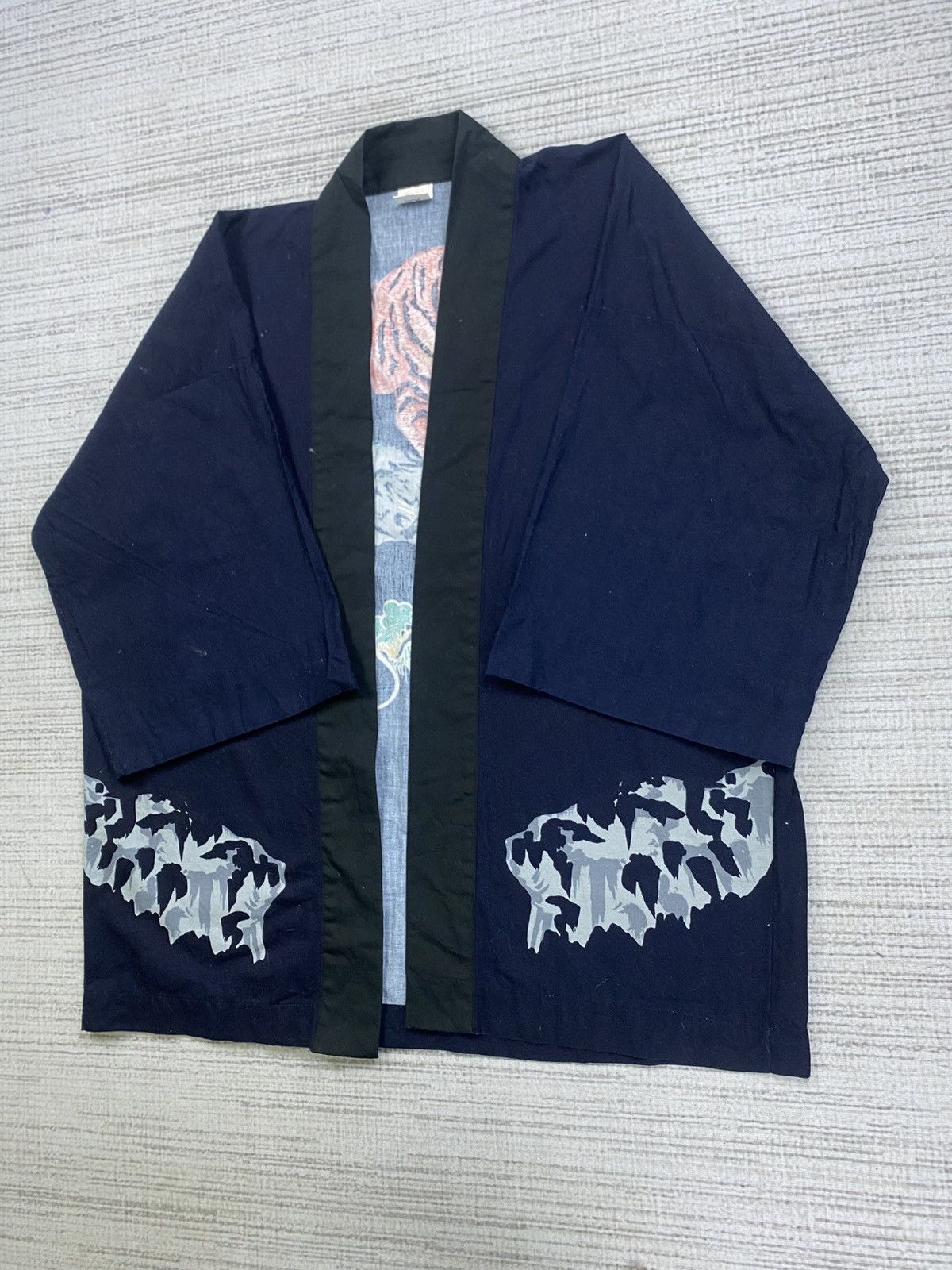 If Six Was Nine × Japanese Brand × Vintage Vintage Haori Kimono Dragon X Tiger Matsuri Festival Japan Size US L / EU 52-54 / 3 - 4 Thumbnail
