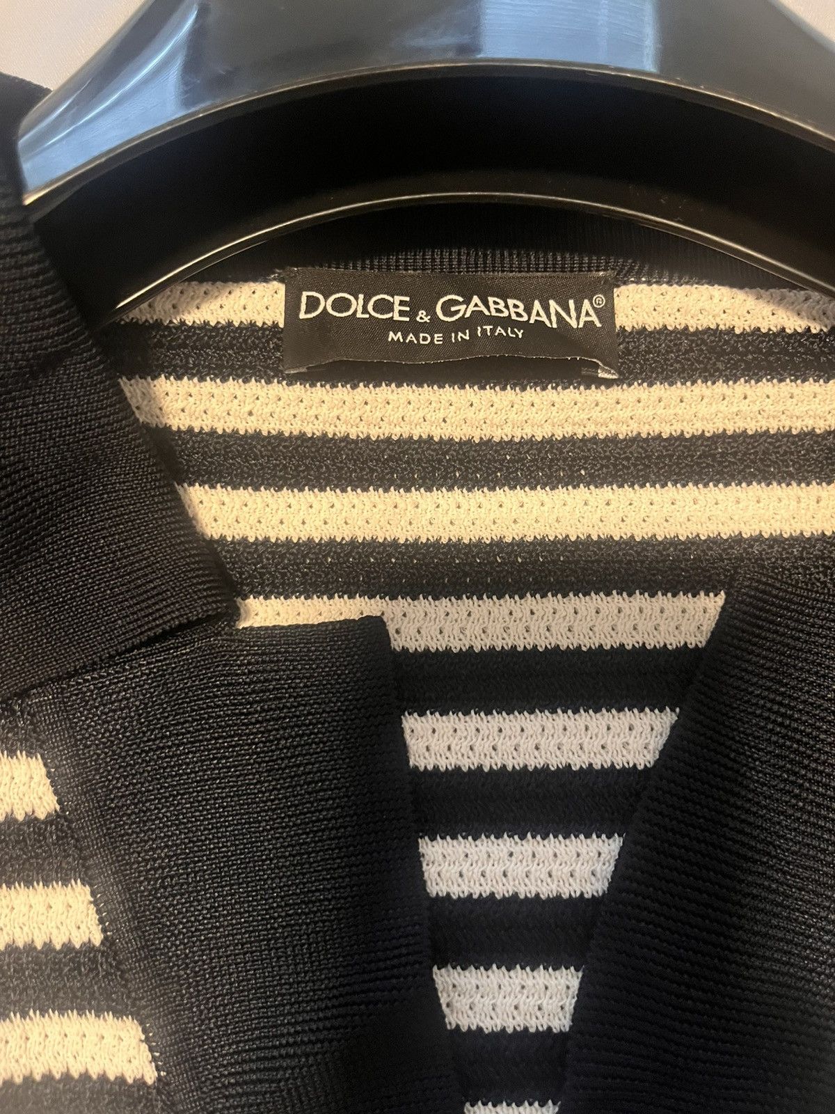 Dolce & Gabbana Dolce & Gabbana stripe-patterned polo shirt Size US L / EU 52-54 / 3 - 4 Thumbnail