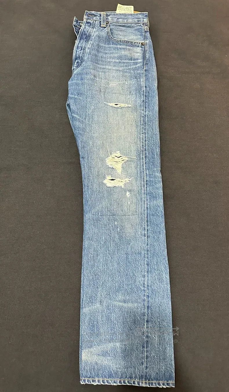 Junya Watanabe Junya Watanabe size S Distressed patchwork denim pants Size 22" - 3 Thumbnail