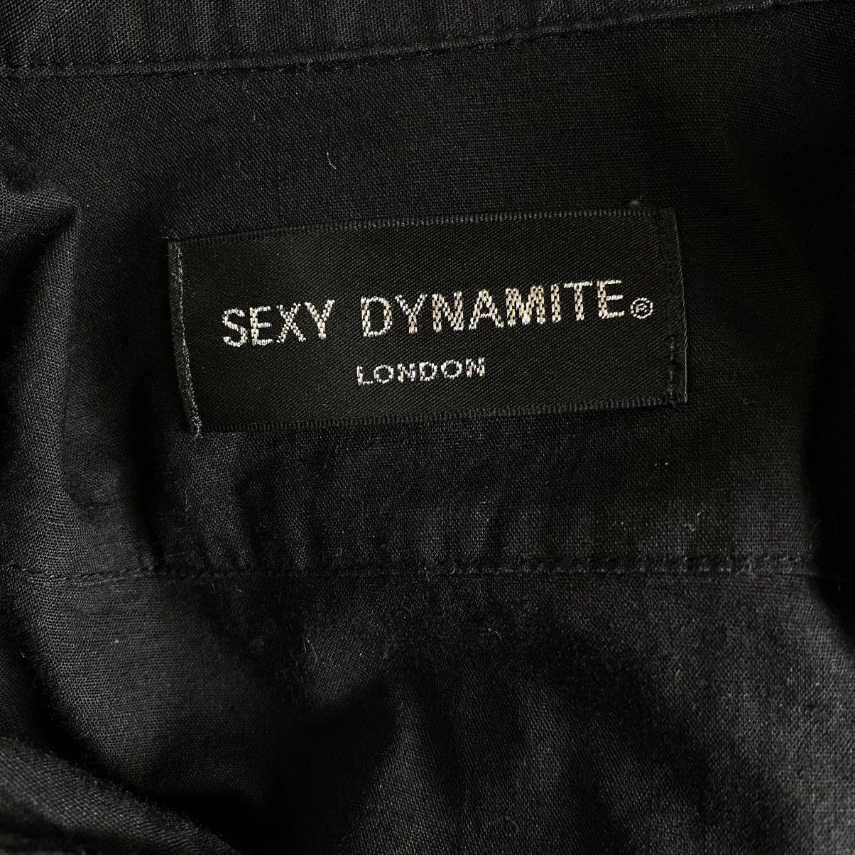 Seditionaries SEXY DYNAMITE Y2K Punk Black Ruffled Long Sleeve Blouse Size S / US 4 / IT 40 - 12 Thumbnail