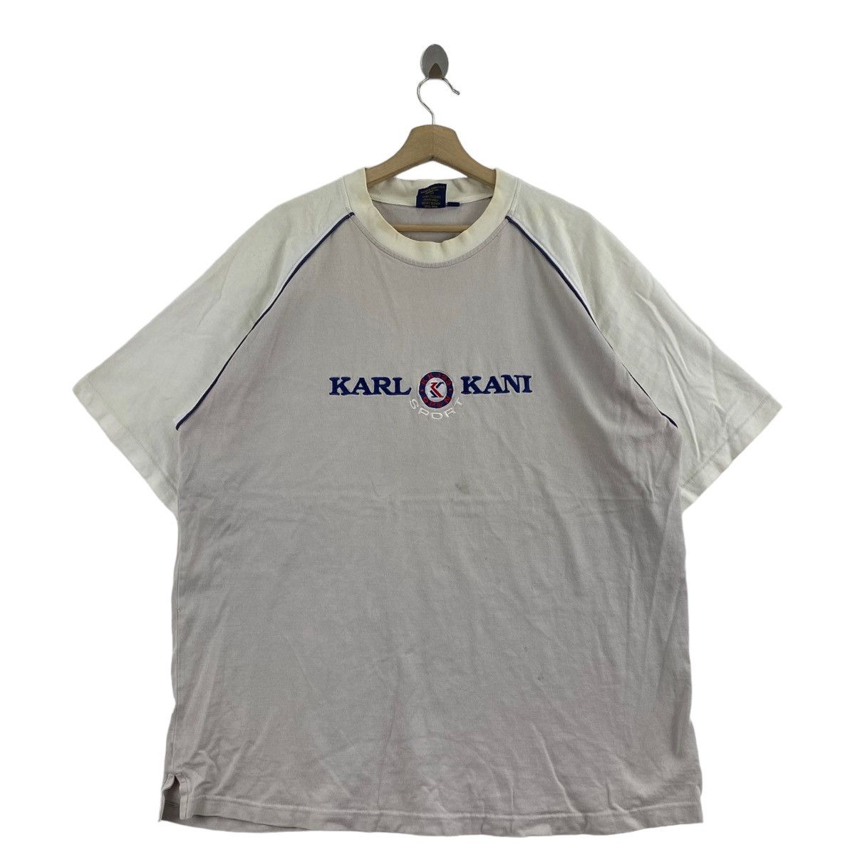 Karl Kani × Vintage Vintage KARL KANI SPORT Embroidered Brand Hip Hop Swag Size US XL / EU 56 / 4 - 1 Thumbnail