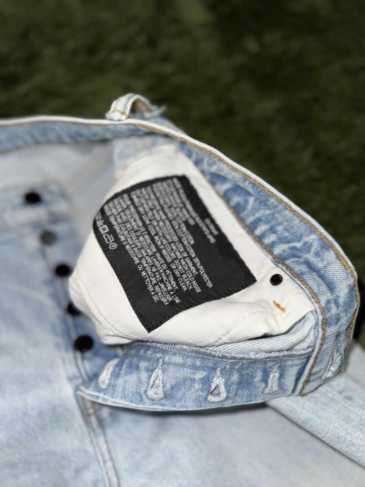 Alexander Wang [27] Alexander Wang Made in USA Button-Fly Denim Pants Size US 27 - 5 Thumbnail