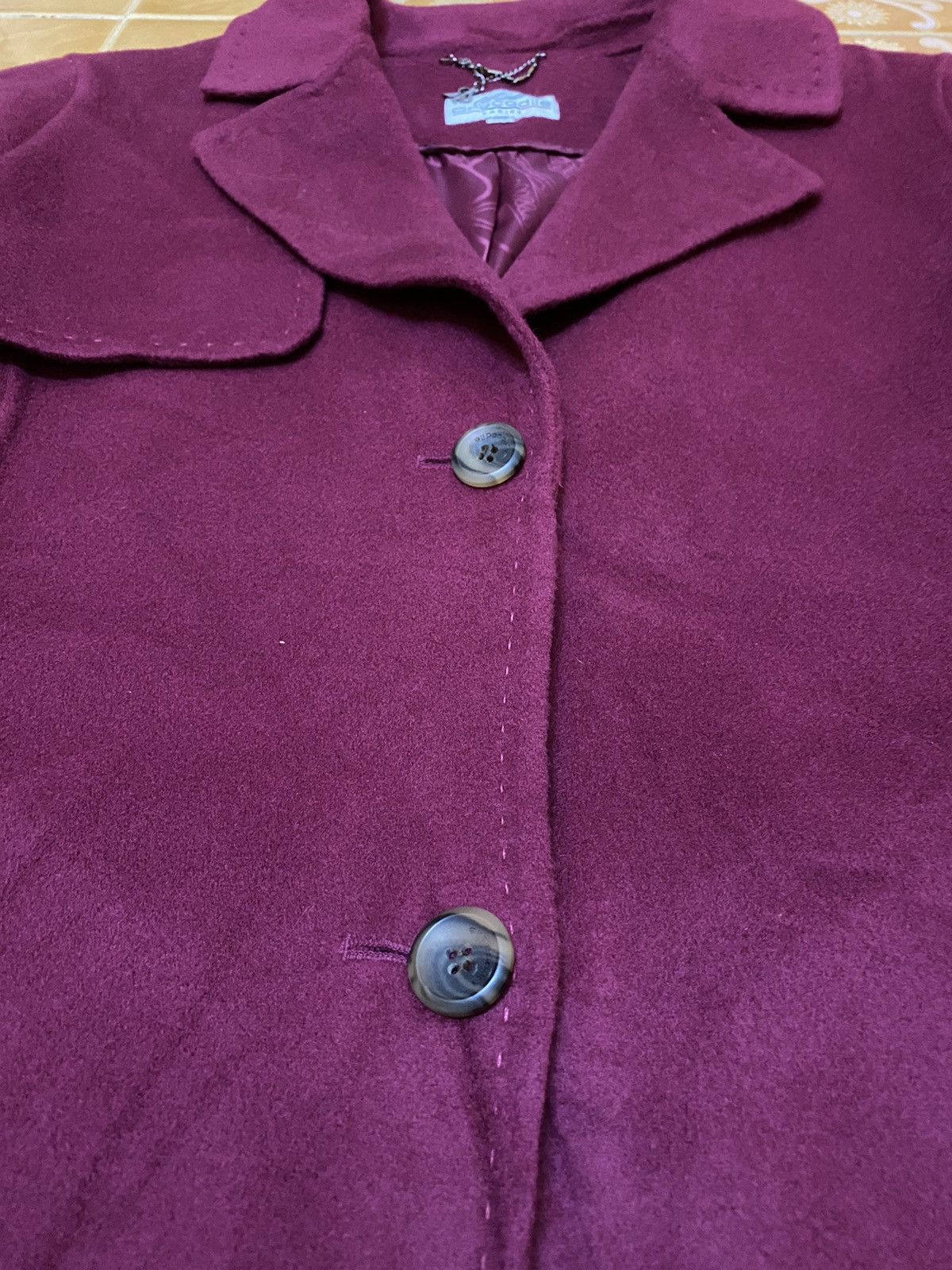 Japanese Brand × Other Crocodile Ladies Coat Handmade Size L / US 10 / IT 46 - 12 Thumbnail