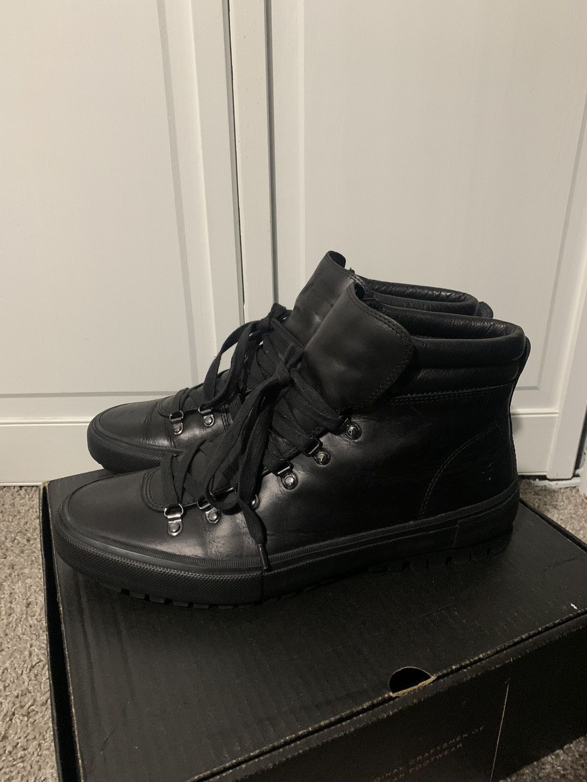 FRYE Ryan Lug Hiker Ryan Lug Midlace Boot // Forest (US: 9) - Frye - Touch of Modern main image 3