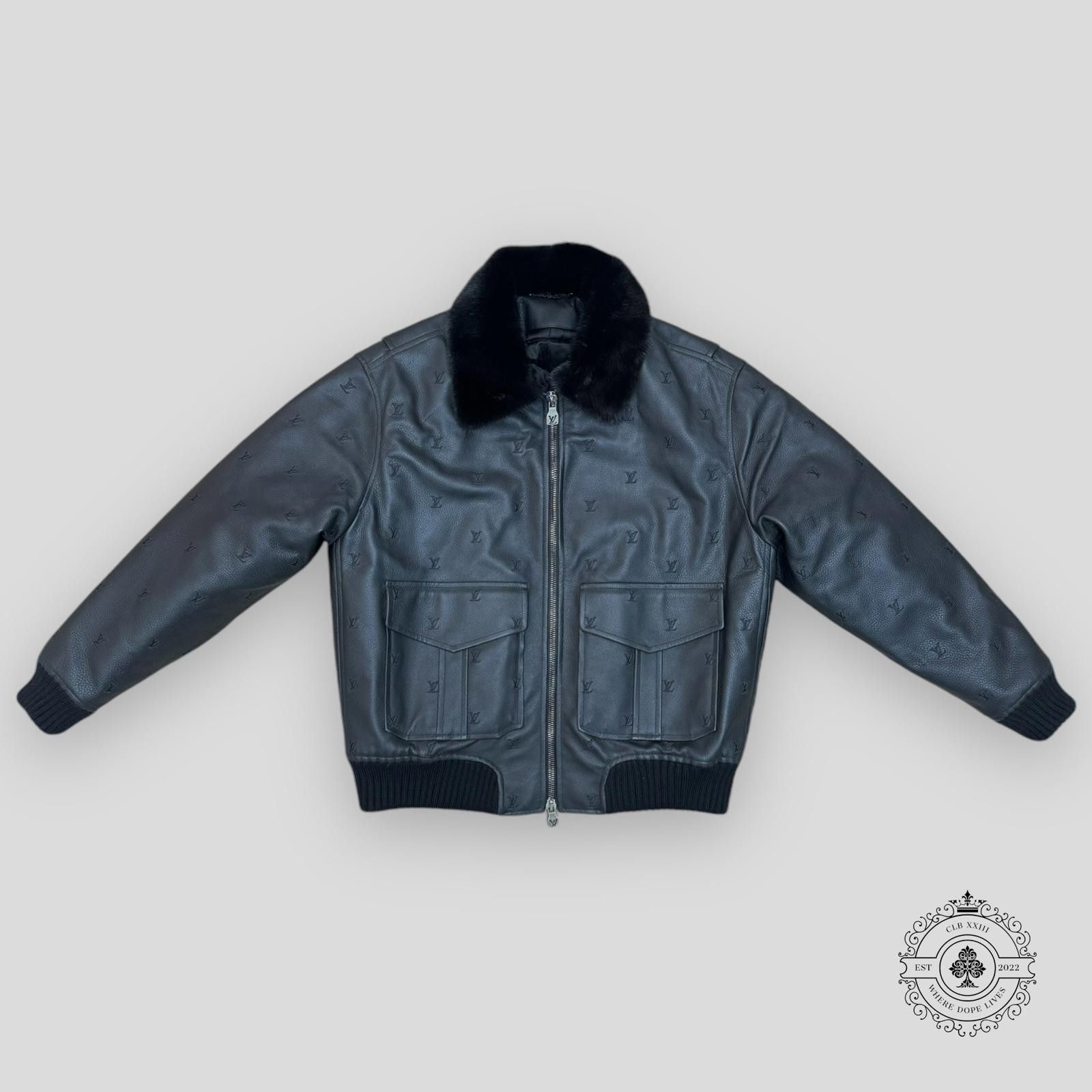 Louis Vuitton Louis Vuitton Leather Aviator Mink Collar Size US L / EU 52-54 / 3 - 1 Thumbnail
