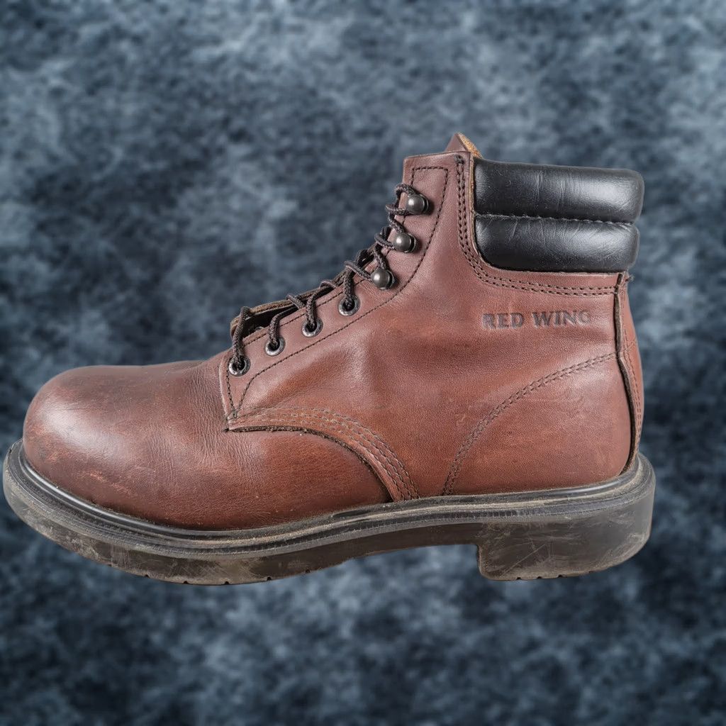 VTG Weinbrenner Leather Chukka Boots Mens 13 W Brown Hiking Boy Scout Lug USA Vintage VINTAGE Weinbrenner Boots 9D Moc Toe Boy Scout  main image 2