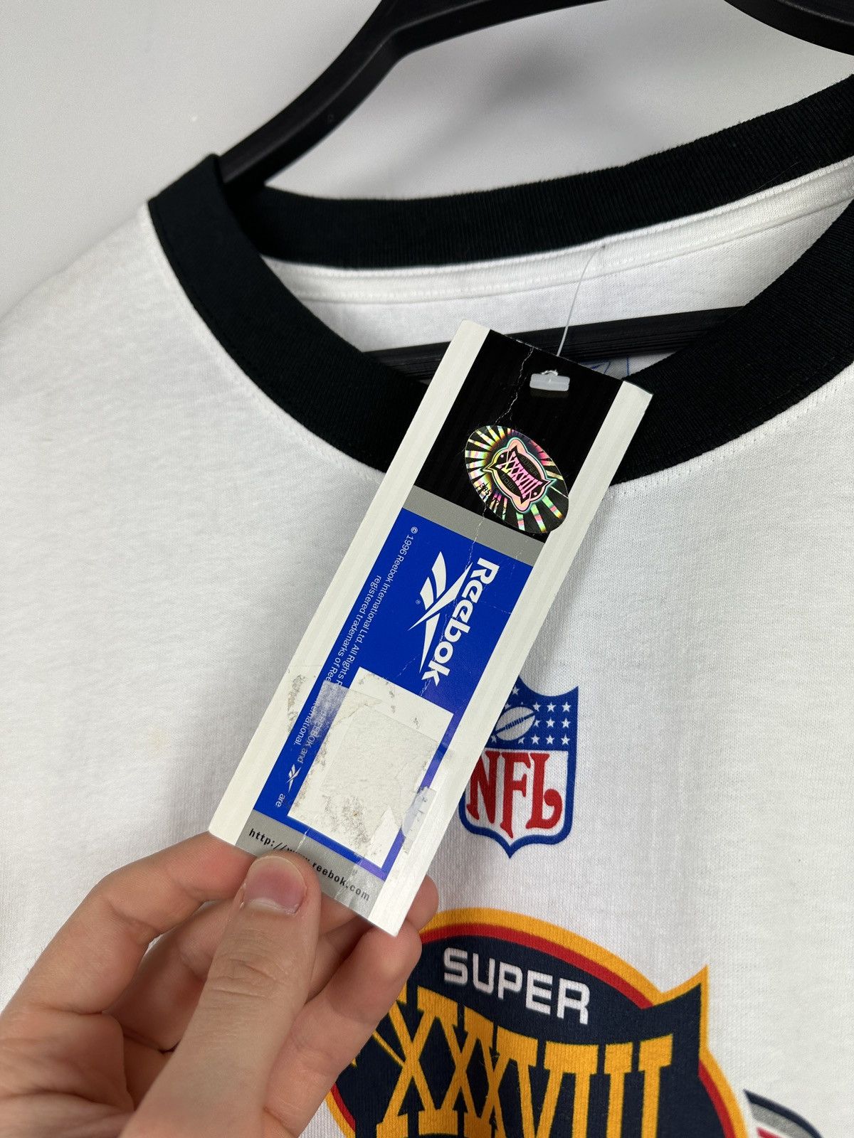 NFL × Reebok × Vintage Vintage Y2K Reebok New England Patriots Oversize T-shirt Size US XL / EU 56 / 4 - 8 Thumbnail