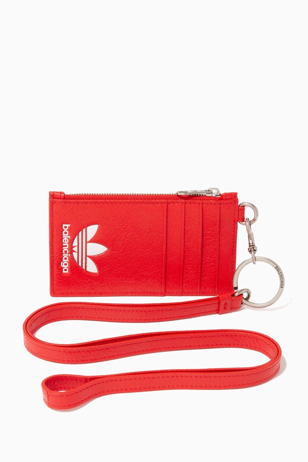 Adidas × Balenciaga BNWT Balenciaga x Adidas Trefoil Leather Coin Purse Wallet Size ONE SIZE - 1 Thumbnail