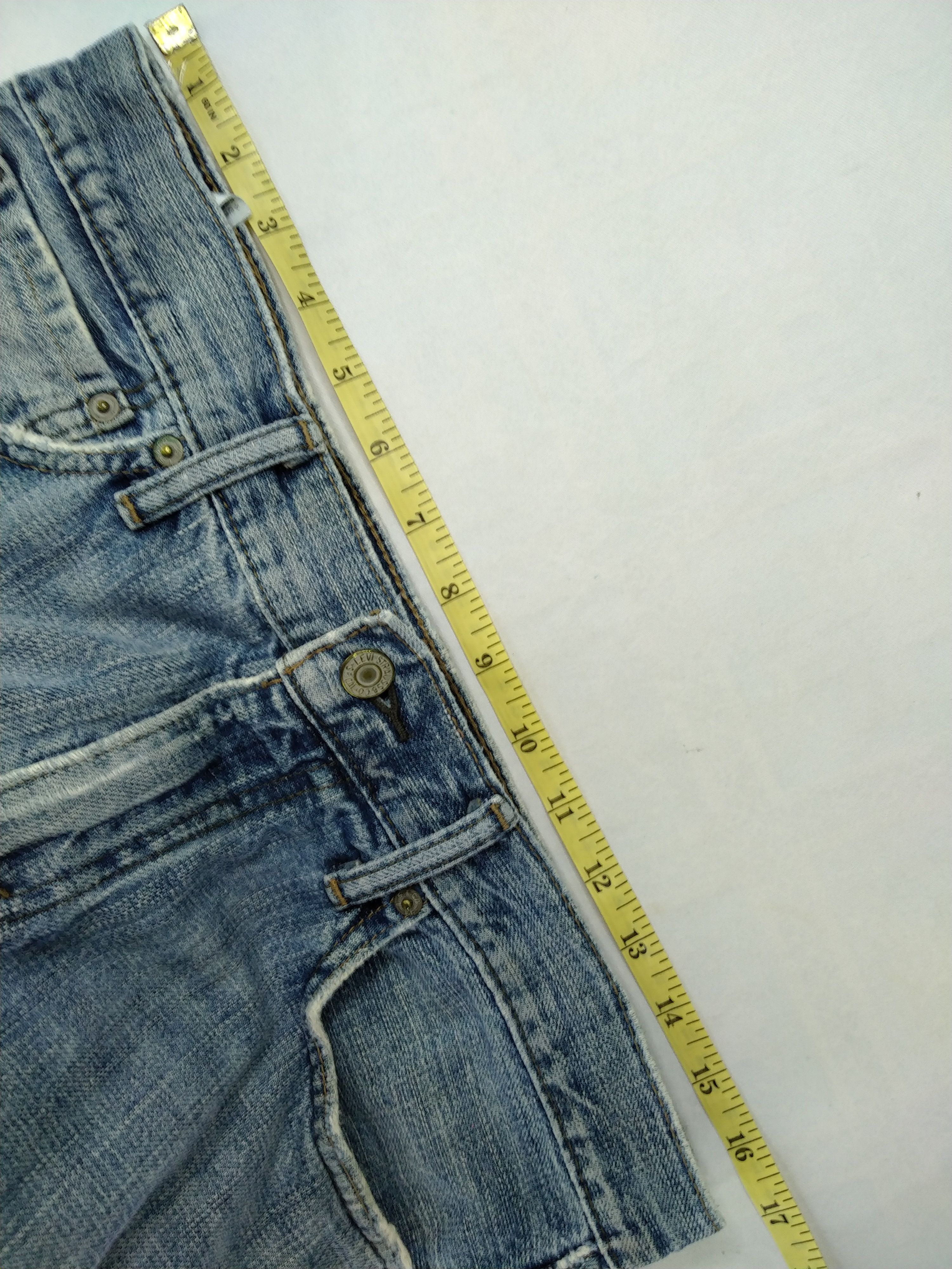 Japanese Brand Levi's 514 Faded Blue Denim 33x30.5 -JN597 Size US 33 - 5 Thumbnail