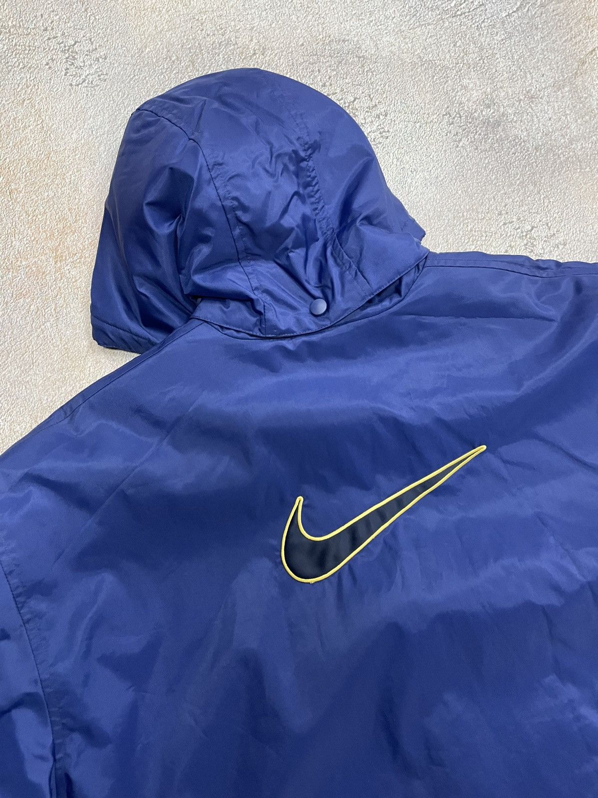 Vintage Nike Big Swoosh Insulated Hooded Jacket