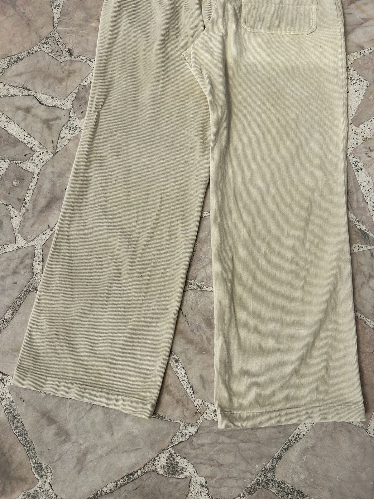 Dries Van Noten Dries Van Noten Vintage Cream Corduroy Pants Size US 30 / EU 46 - 8 Thumbnail