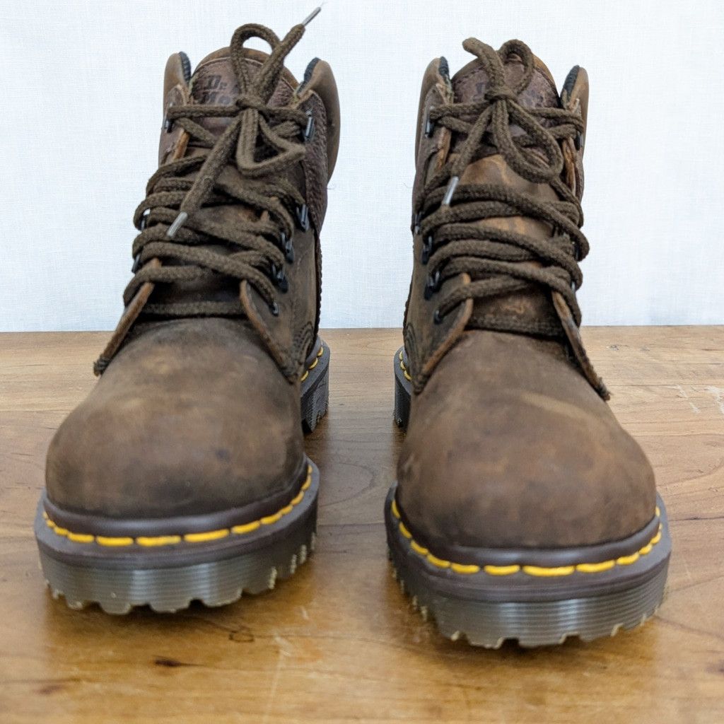 Dr. Martens Vintage UK Made Steel Toe Dr. Martens Leather Boots UK4 Size US 6 / IT 36 - 8 Thumbnail