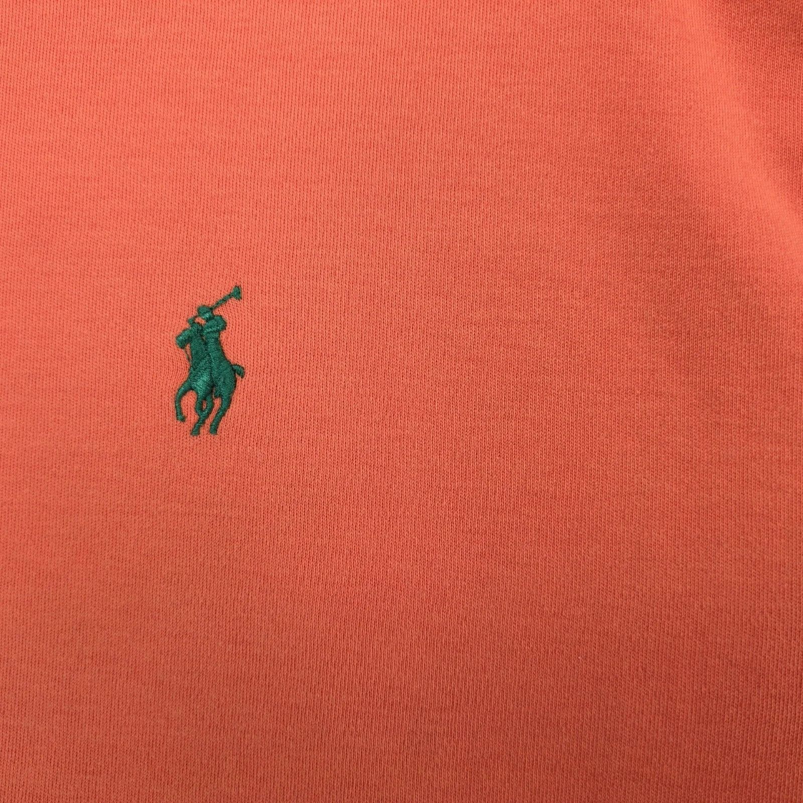 Polo Ralph Lauren Vtg Polo by Ralph Lauren Orange Polo Shirt Men's L Short Slv Size US L / EU 52-54 / 3 - 10 Thumbnail