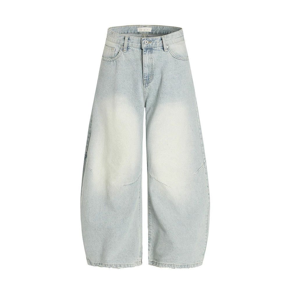 Jean Men's retro punk distressed washed scimitar jeans y2k Size US 32 / EU 48 - 1 Thumbnail