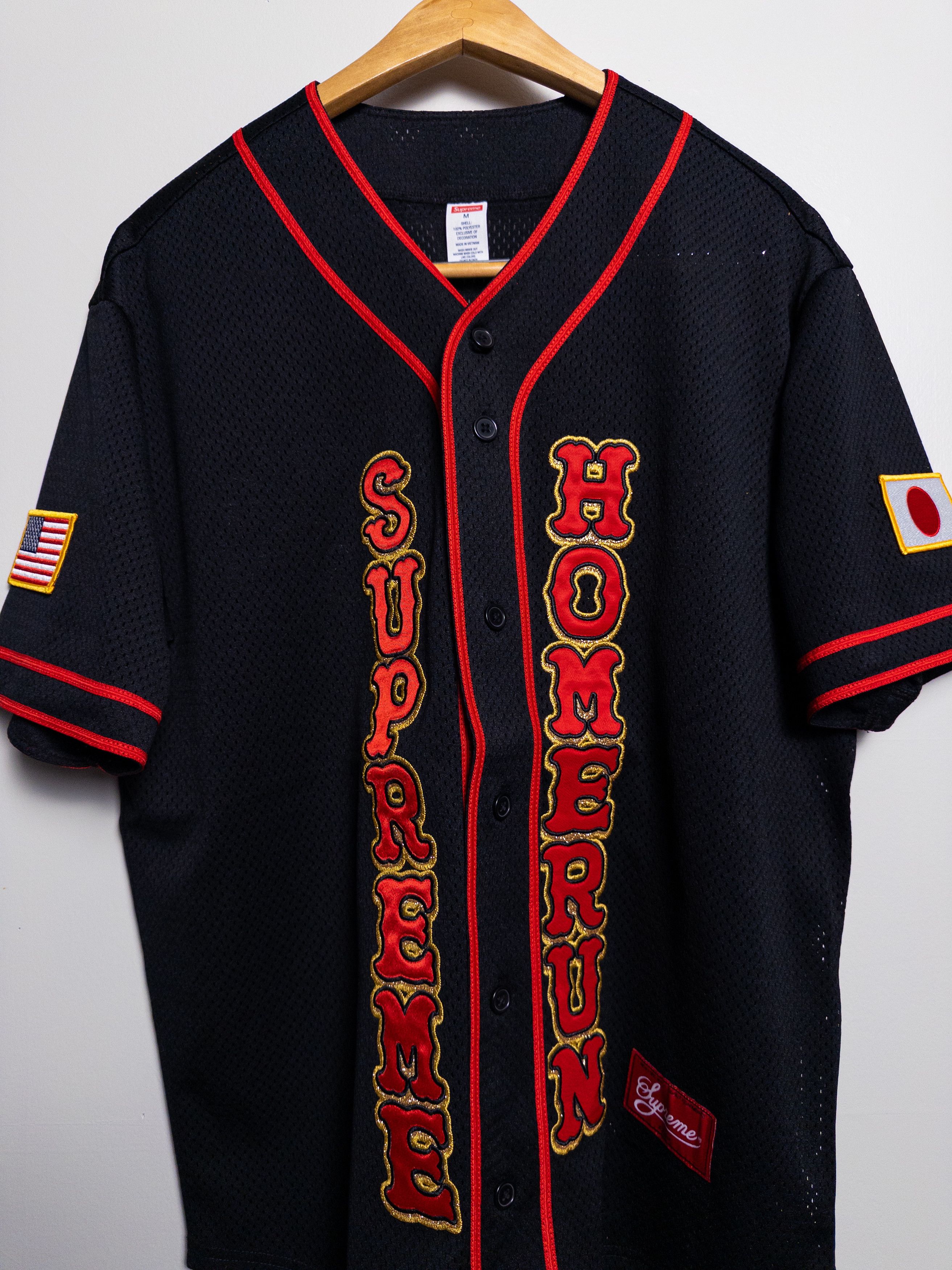 Supreme HOMERUN TOYKO BASEBALL JERSEY Size US M / EU 48-50 / 2 - 3 Thumbnail