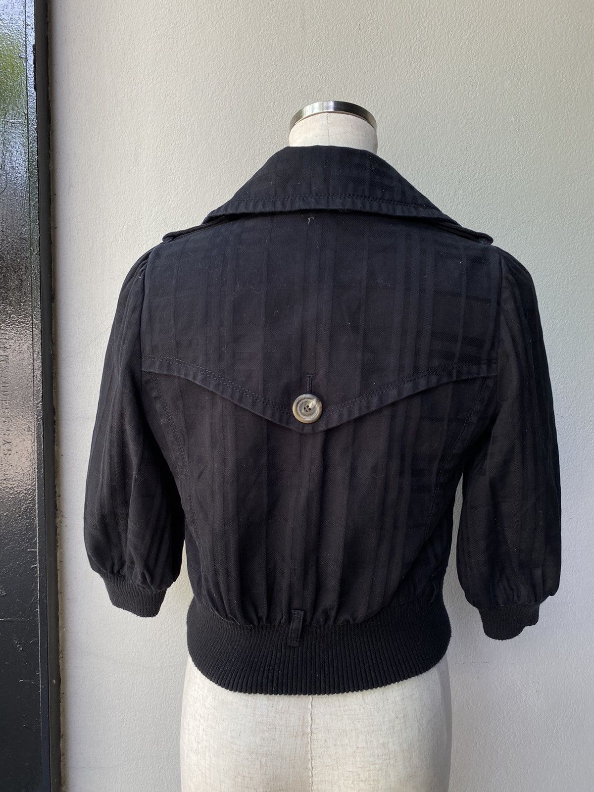 Burberry Burberry cropped black jacket Size ONE SIZE - 3 Thumbnail