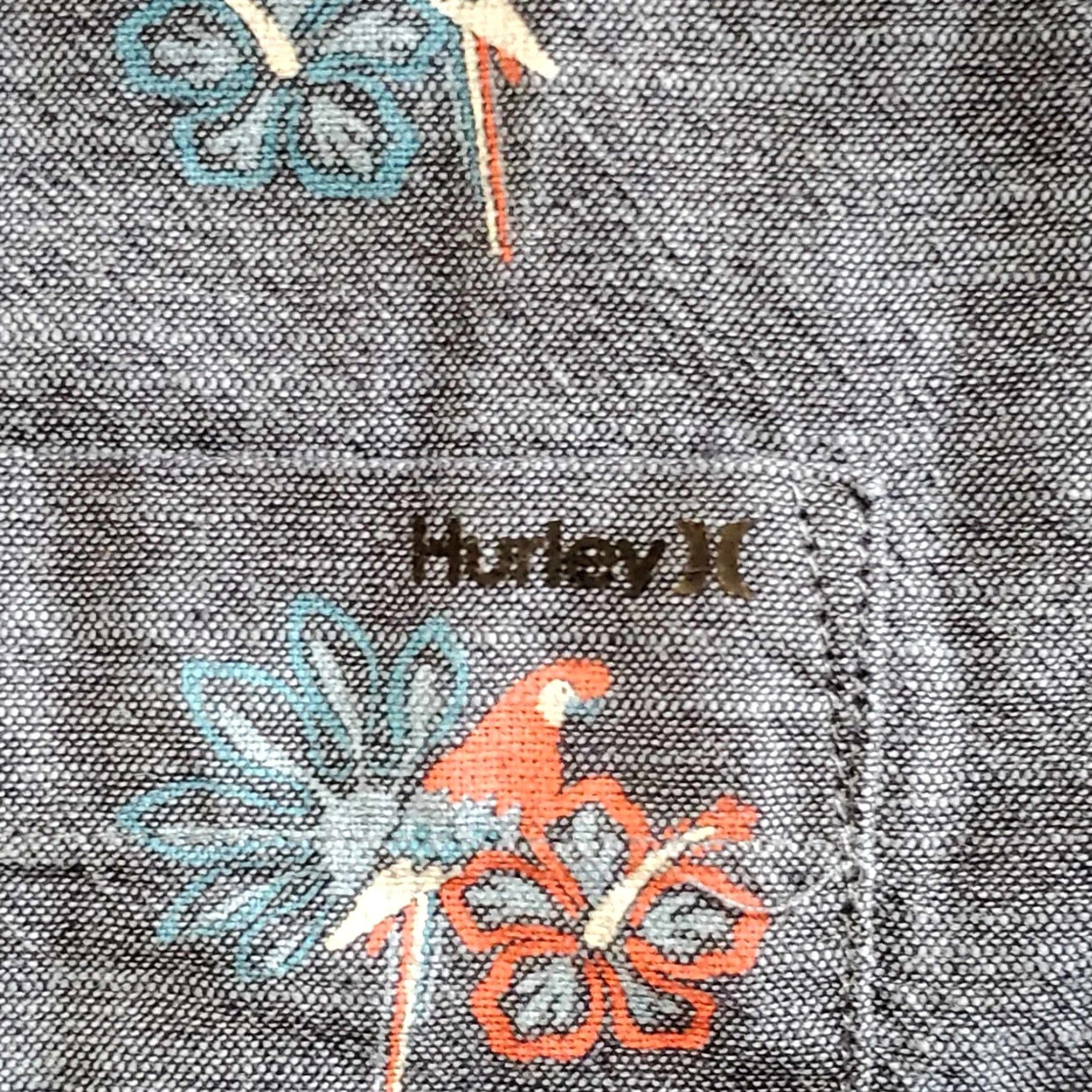 Hurley Hurley Button Up Hawaiian Shirt AOP Parrots Beach Mens M Surf Skate Y2K Multicolor Size US M / EU 48-50 / 2 - 2 Thumbnail