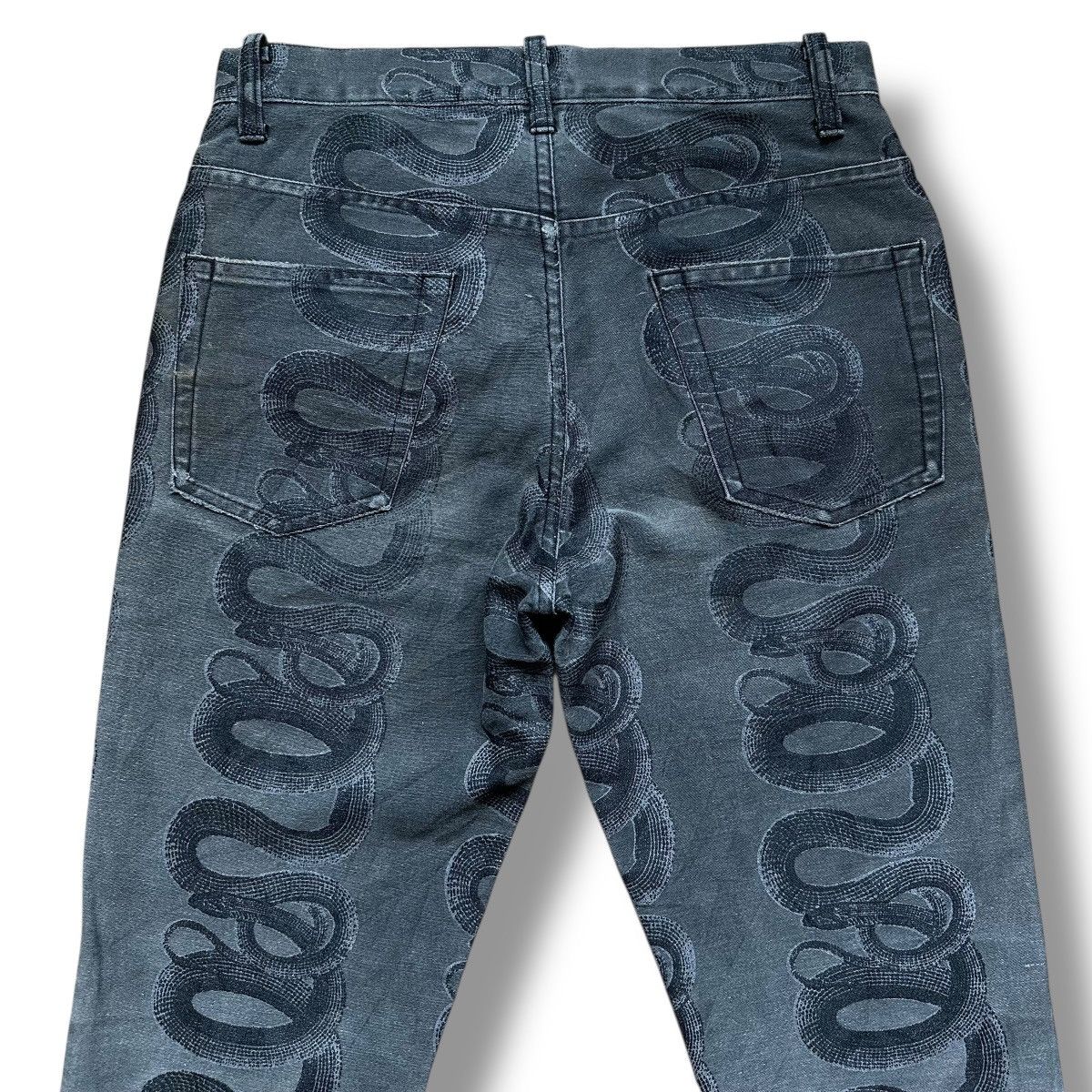Hysteric Glamour Hysteric Glamour Snake Print Bootcut Pants Size US 26 / EU 42 - 8 Thumbnail