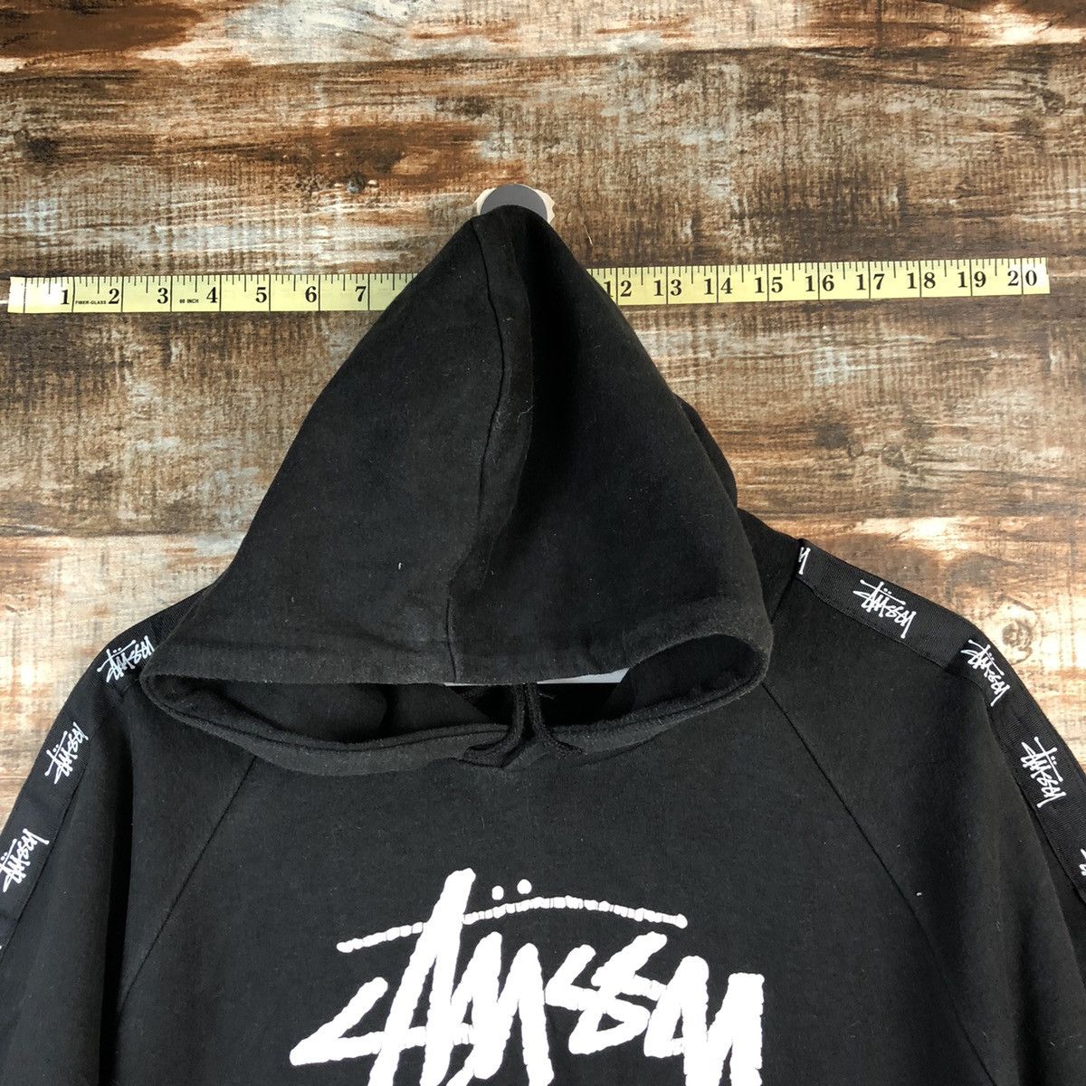 Stussy DL Stussy short sleeve Black Hoodie #A2553 Size US L / EU 52-54 / 3 - 4 Thumbnail