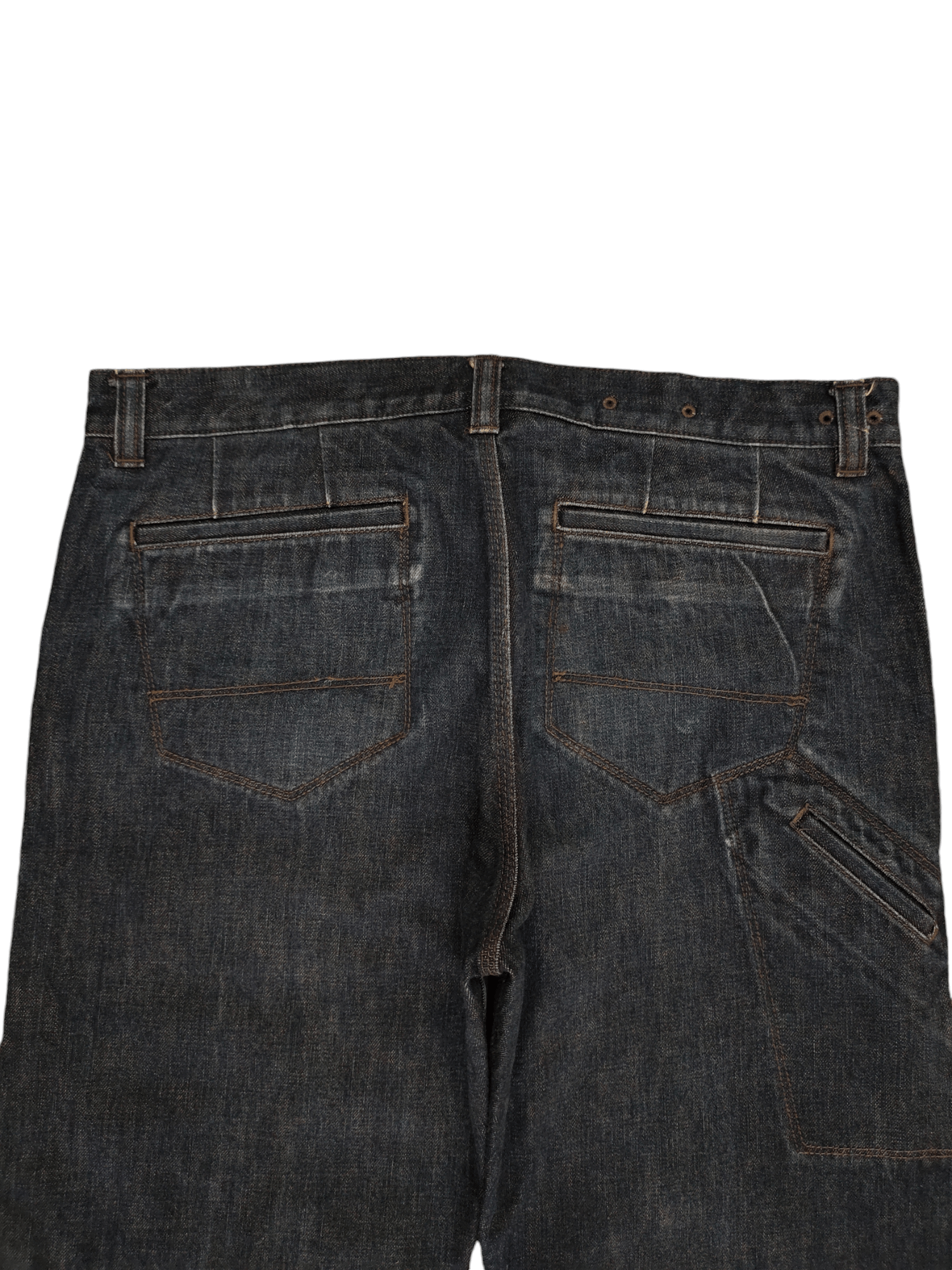 Giuliano Fujiwara Loose Jeans Giuliano Fujiwara Japan Carpenter Denim Wide Leg Size US 34 / EU 50 - 10 Thumbnail