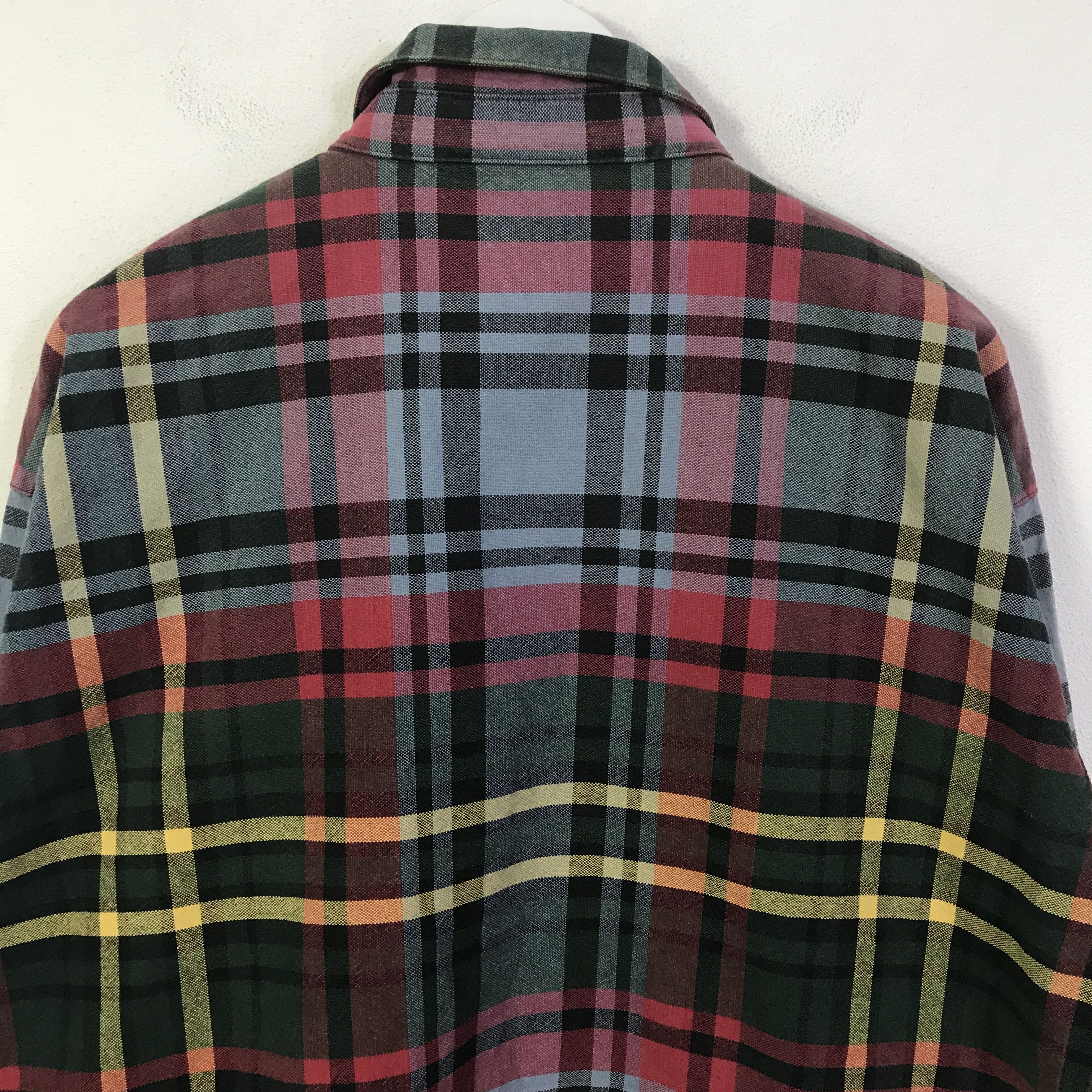 Polo Ralph Lauren Vtg Polo by Ralph Lauren tartan zip jacket K94B3 Size US L / EU 52-54 / 3 - 4 Thumbnail