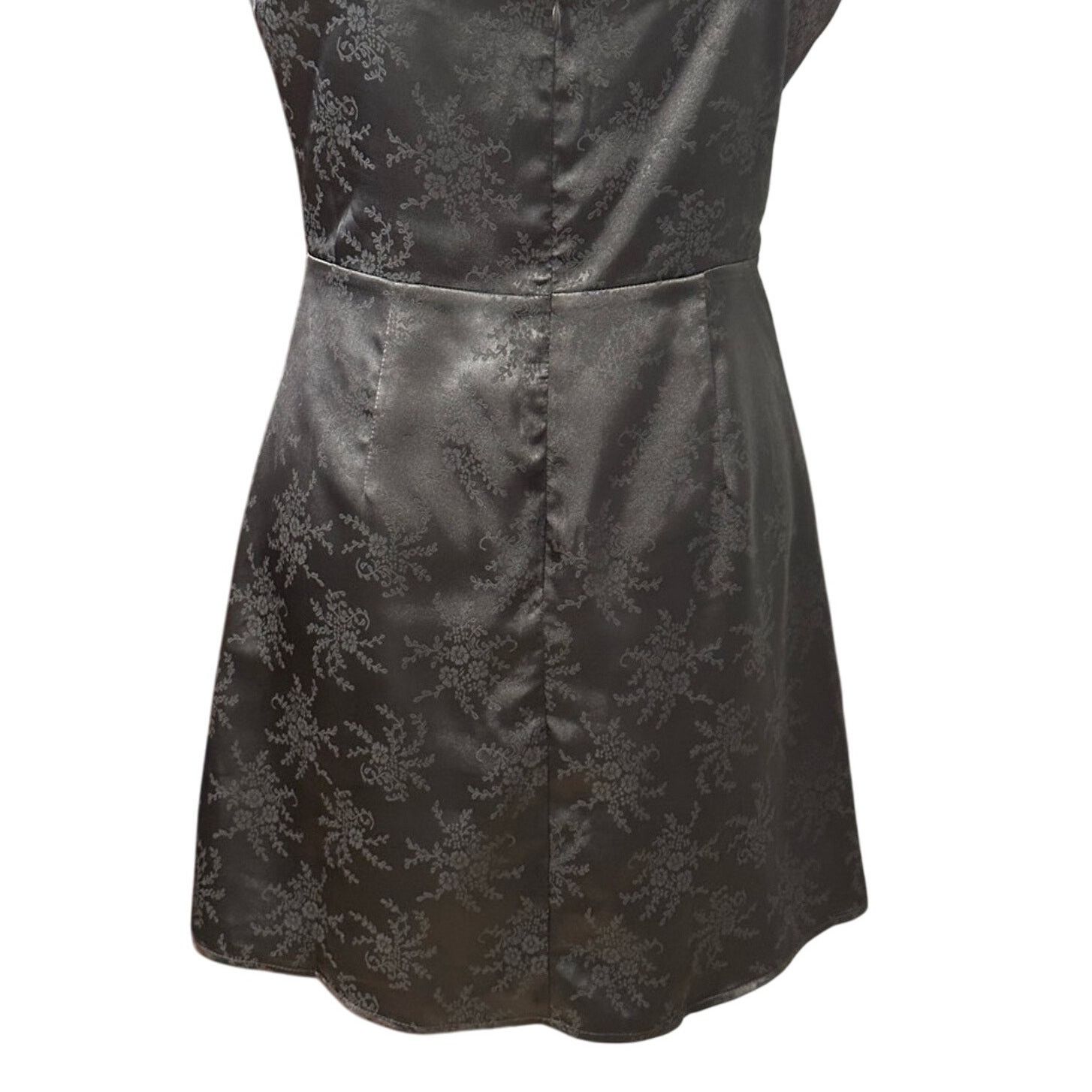 Other Bp Slip Dress Floral Jacquard Design Sleeveless Black Medium Size M / US 6-8 / IT 42-44 - 6 Thumbnail
