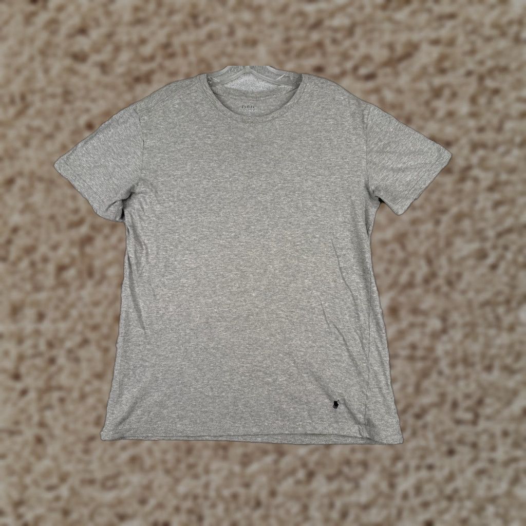 Ralph Lauren Polo Ralph Lauren Shirt Adult Large Gray Crew Neck 100% Cotton Slim Fit Size US L / EU 52-54 / 3 - 1 Thumbnail