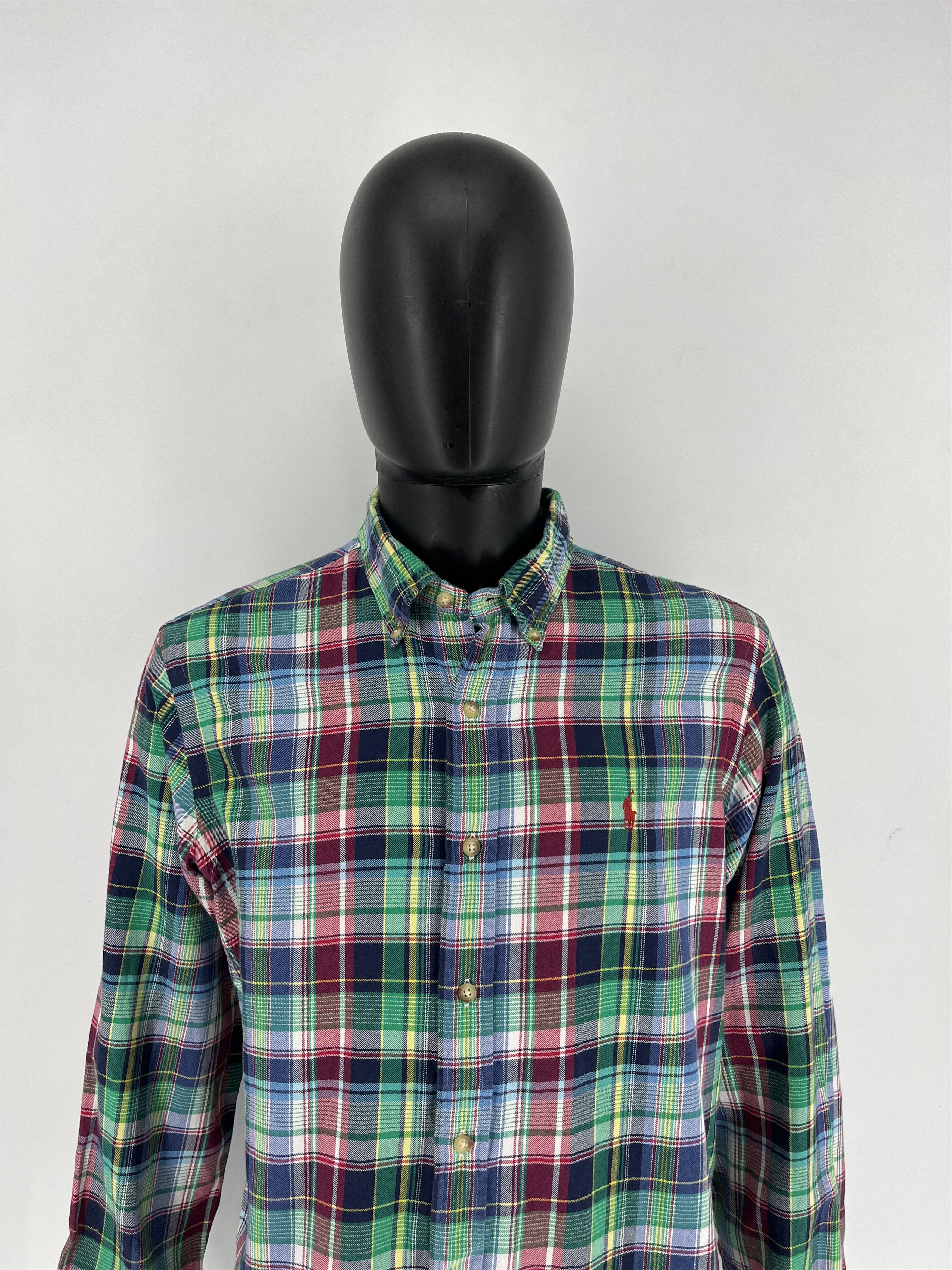 Flannel × Polo Ralph Lauren Vintage Y2K Flannel Shirt Travis Scott Style Size US L / EU 52-54 / 3 - 1 Thumbnail