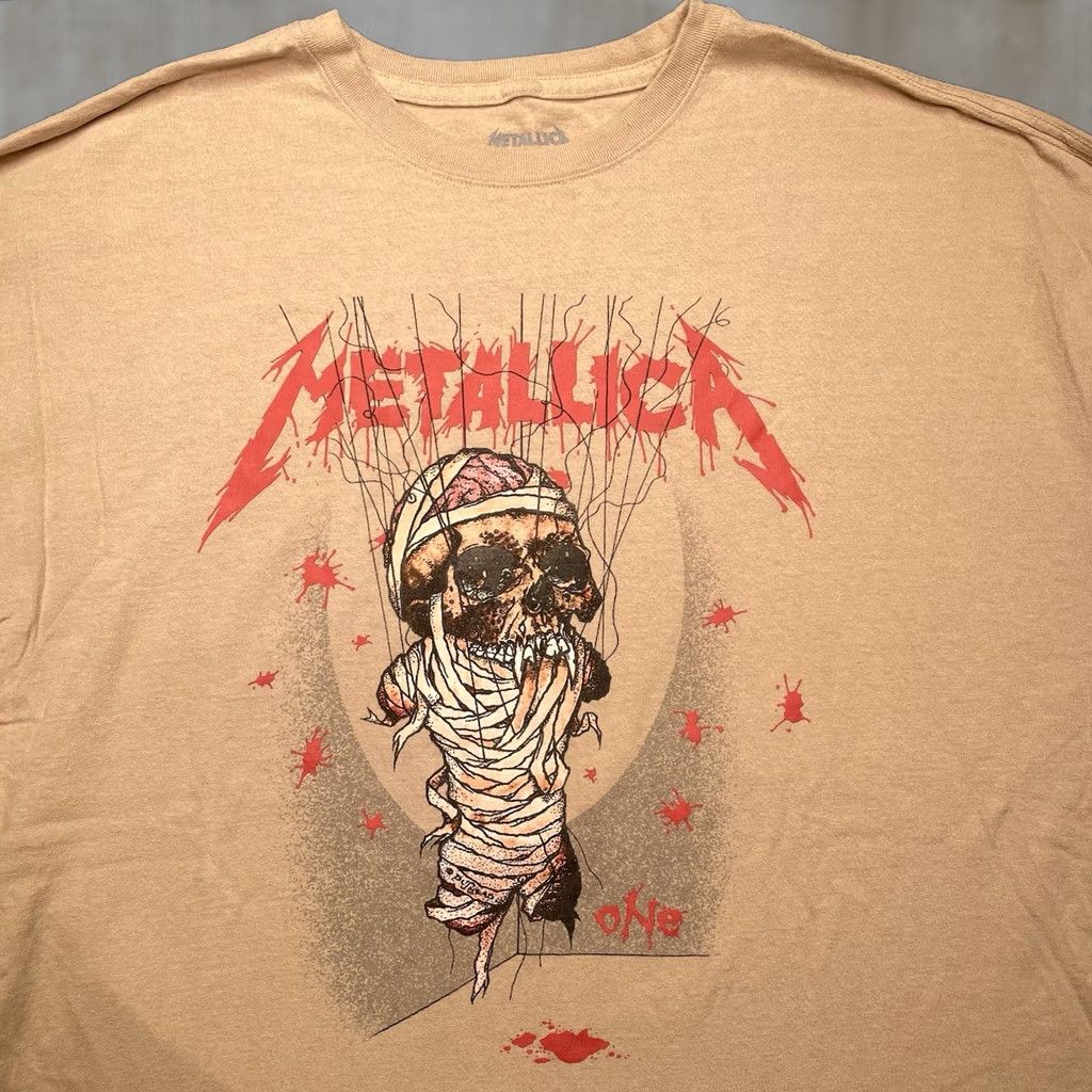 Vintage METALLICA Shirt Large Mens 2022 Pushead Art Dog Tags Oversized Fit 90s Size US L / EU 52-54 / 3 - 1 Thumbnail