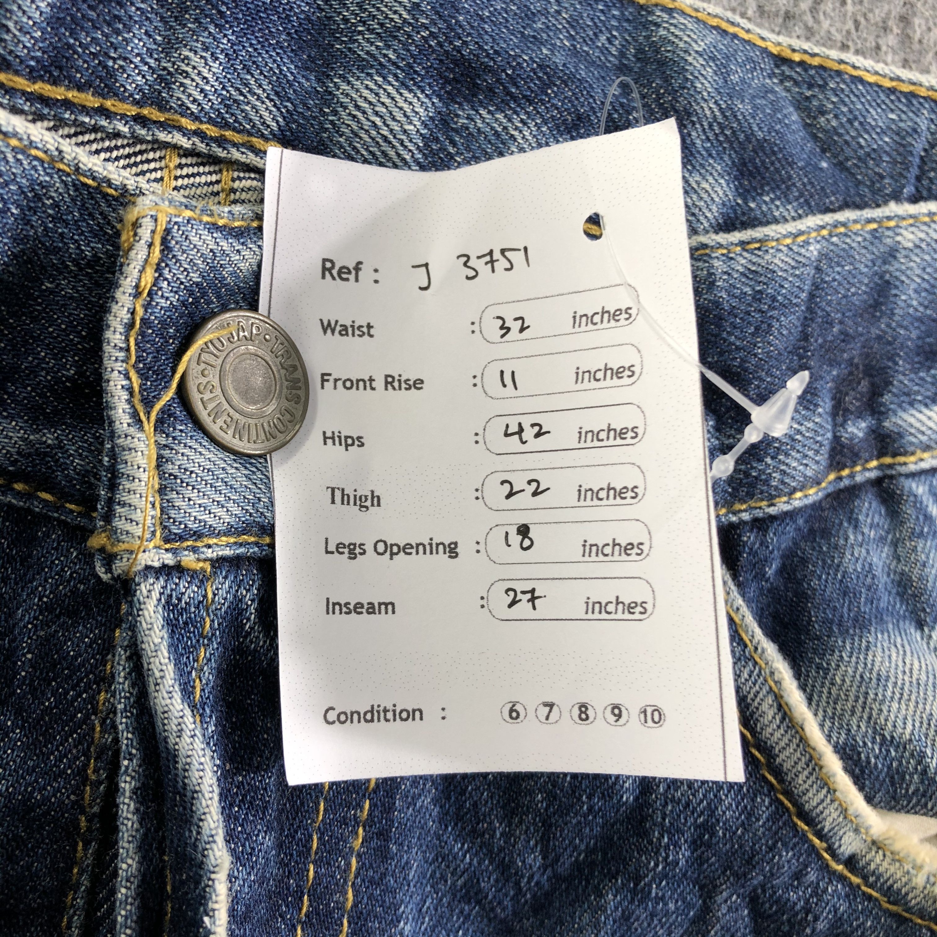 Vintage Vintage Trans Continents Jeans-J3751 Size US 32 / EU 48 - 14 Thumbnail