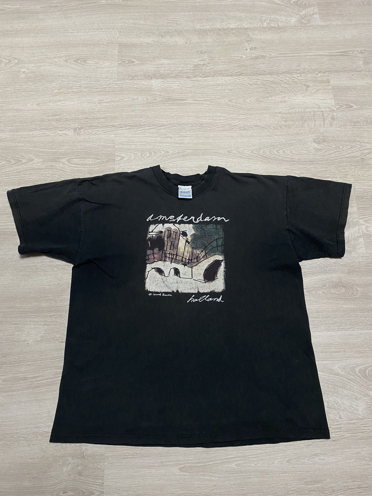 Vintage Vintage ART Mark Raven Amsterdam 1994 print Holland size XL Size US XL / EU 56 / 4 - 2 Thumbnail