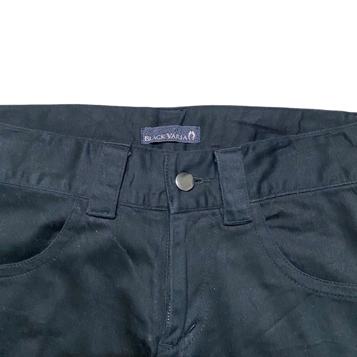 Japanese Brand BLACK VARIA Lace Up Skinny Jeans Size US 29 - 6 Thumbnail