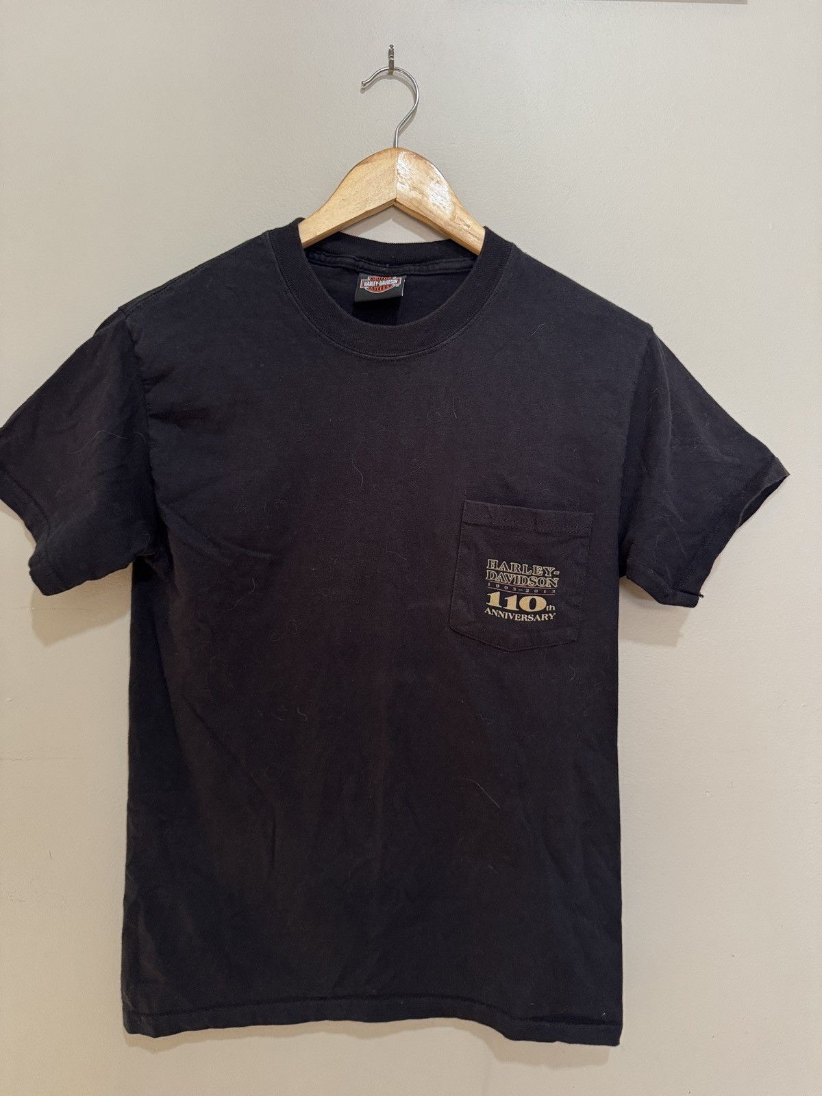 Harley Davidson 110 Year anniversary Halrey Pocket Tee Size M / US 6-8 / IT 42-44 - 1 Thumbnail