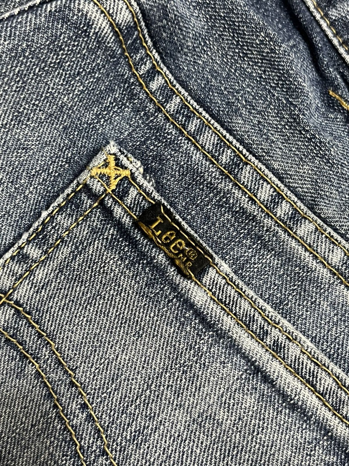 Lee Vintage Japanese Lee Riders Blue Washed Flare Jeans Size US 30 / EU 46 - 9 Thumbnail