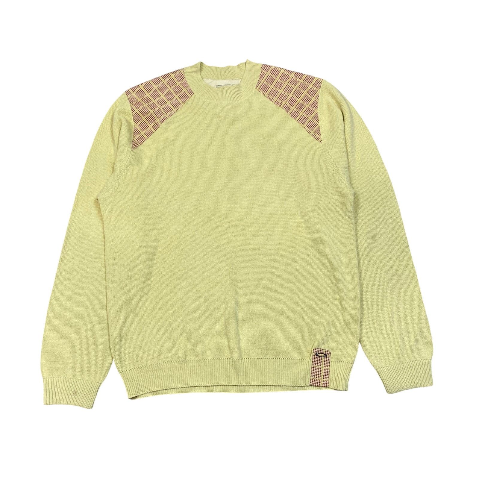 Oakley × Vintage Rare VTG 2006 Oakley Wool Blend Elbow Patch Sweater Large Size US L / EU 52-54 / 3 - 1 Thumbnail