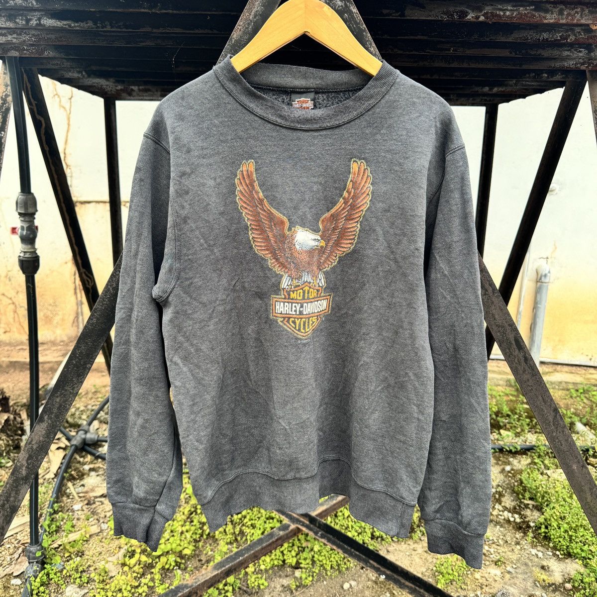 Harley Davidson Vintage 1995 Harley Davidson Sweatshirt Size US S / EU 44-46 / 1 - 1 Thumbnail