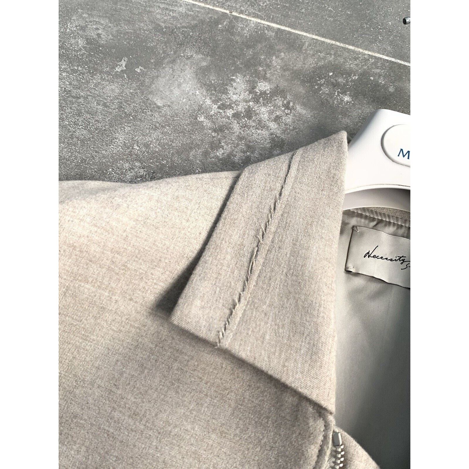 Designer × Japanese Brand × NE.SENSE NE.SENSE NECESSITY SENSE Tweed Wool Chore Bomber Jacket SZ S Size US S / EU 44-46 / 1 - 9 Thumbnail