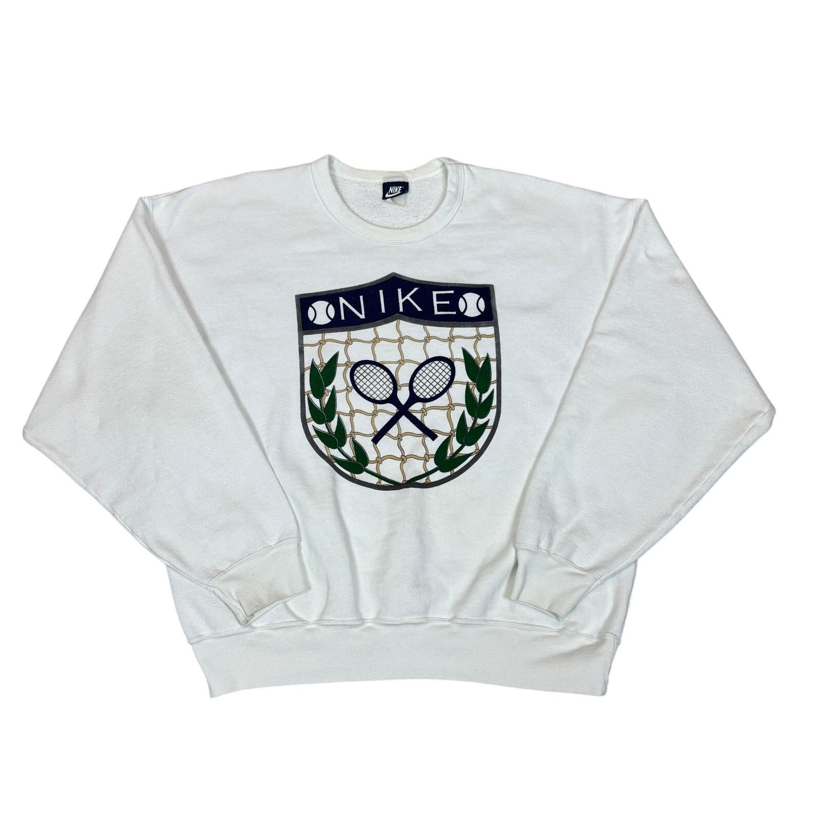 Nike VTG 80 Nike Wimbledon John McEnroe Sweatshirt Men's Large Size US L / EU 52-54 / 3 - 2 Thumbnail